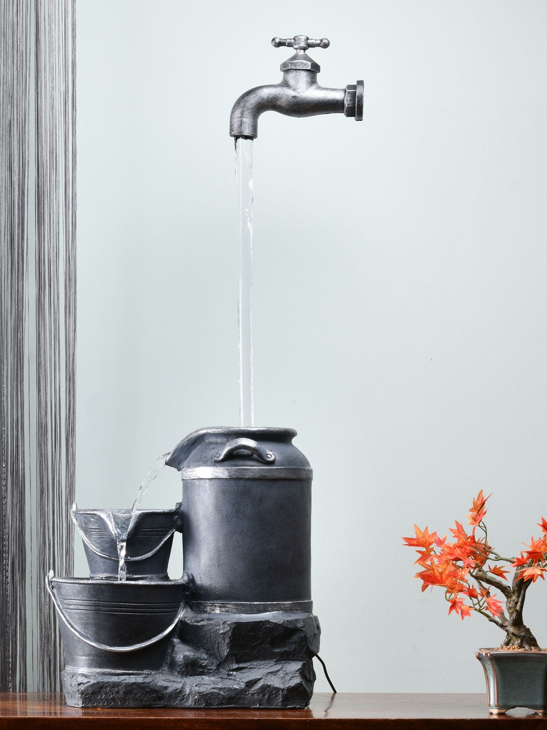 

Athome by Nilkamal Grey Solid Tap Water Fountain