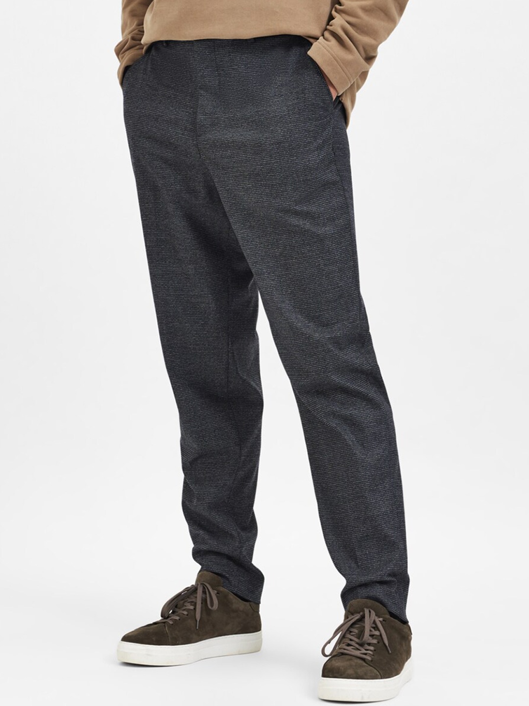 

SELECTED Men Grey Slim Fit Chinos Trouser