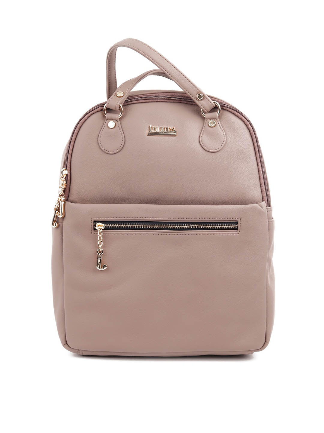 

ODETTE Women Taupe Solid Backpack