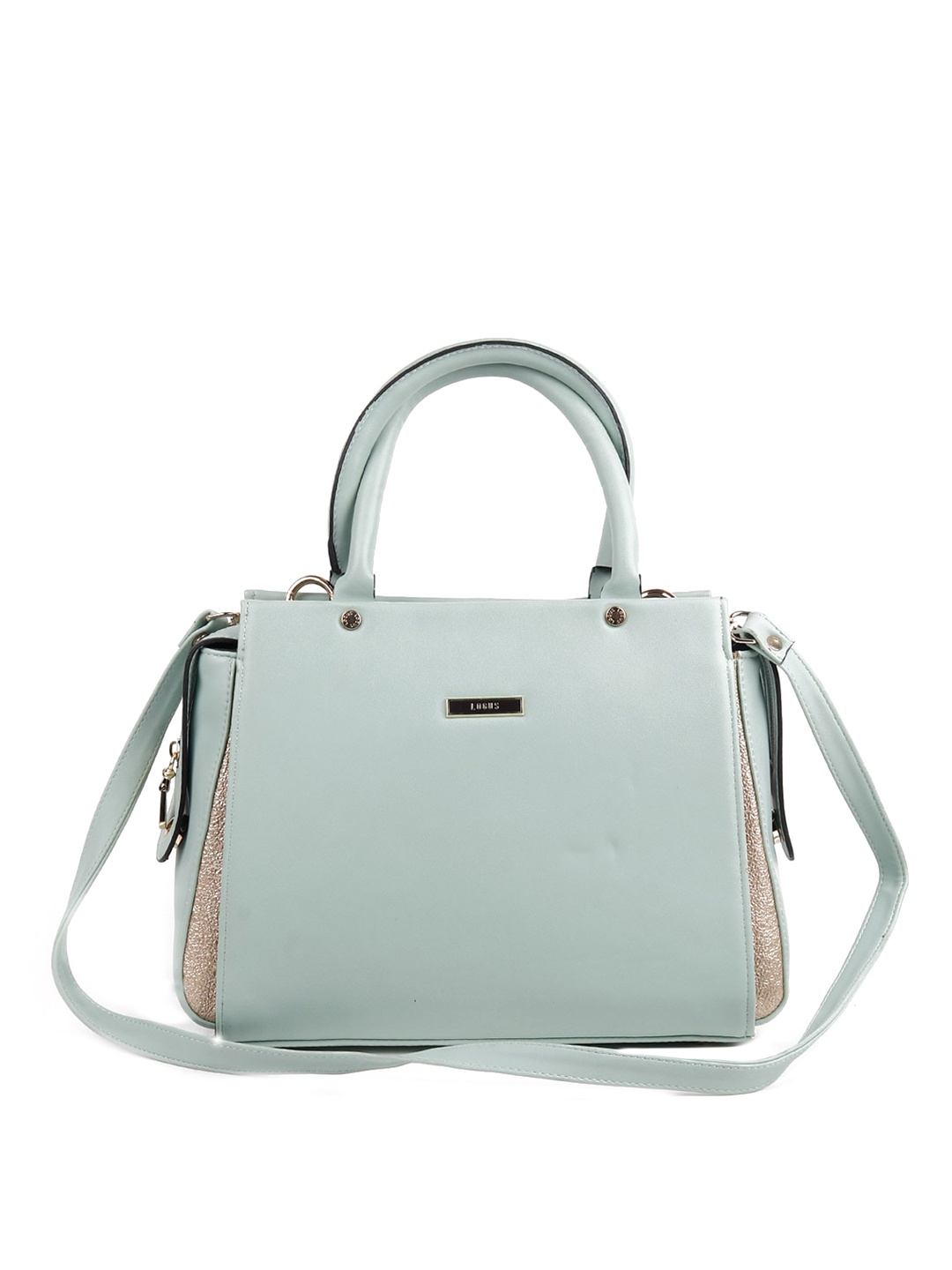 

ODETTE Women Green PU Structured Handheld Bag