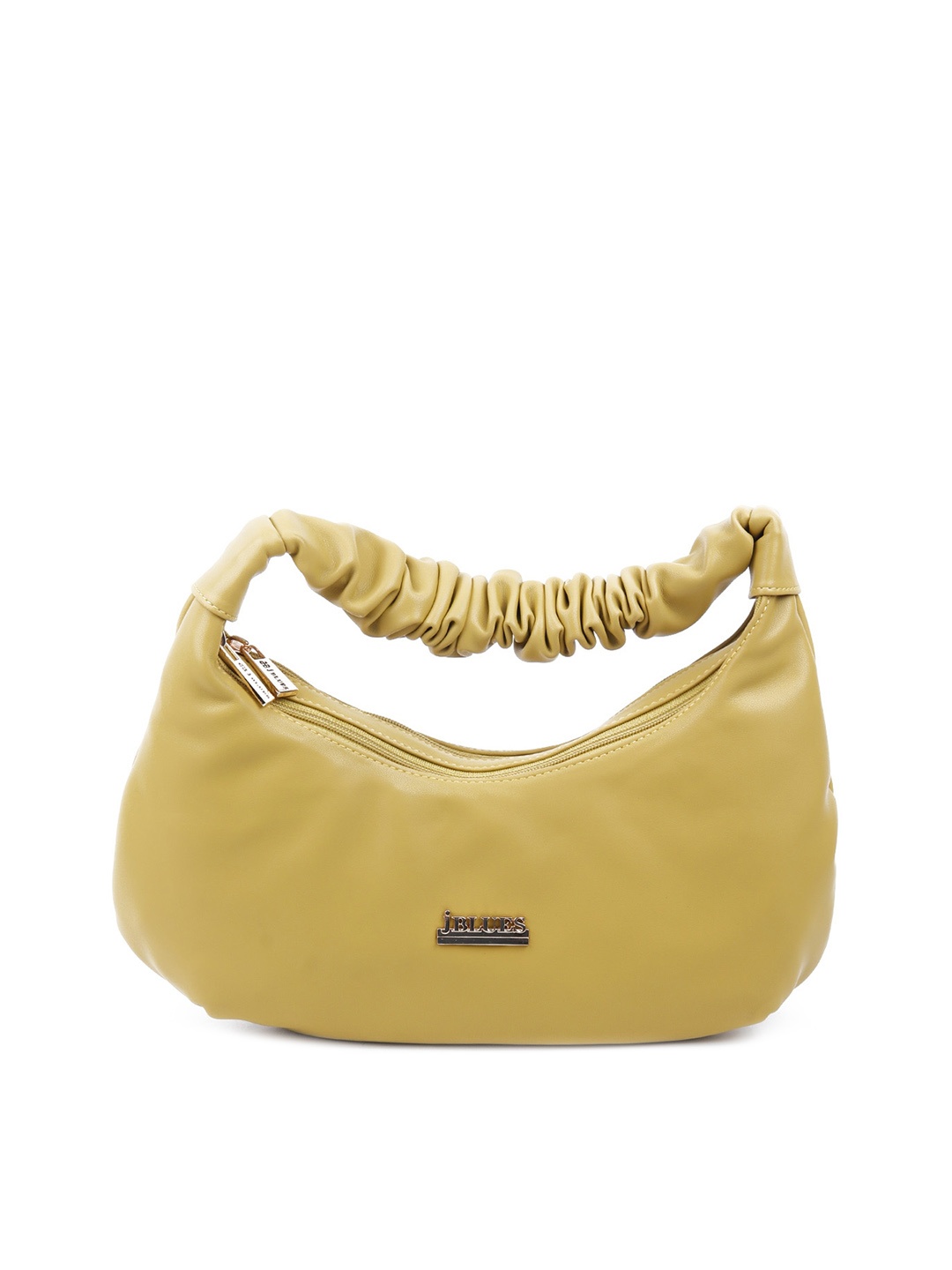 

ODETTE Green Textured PU Oversized Structured Shoulder Bag