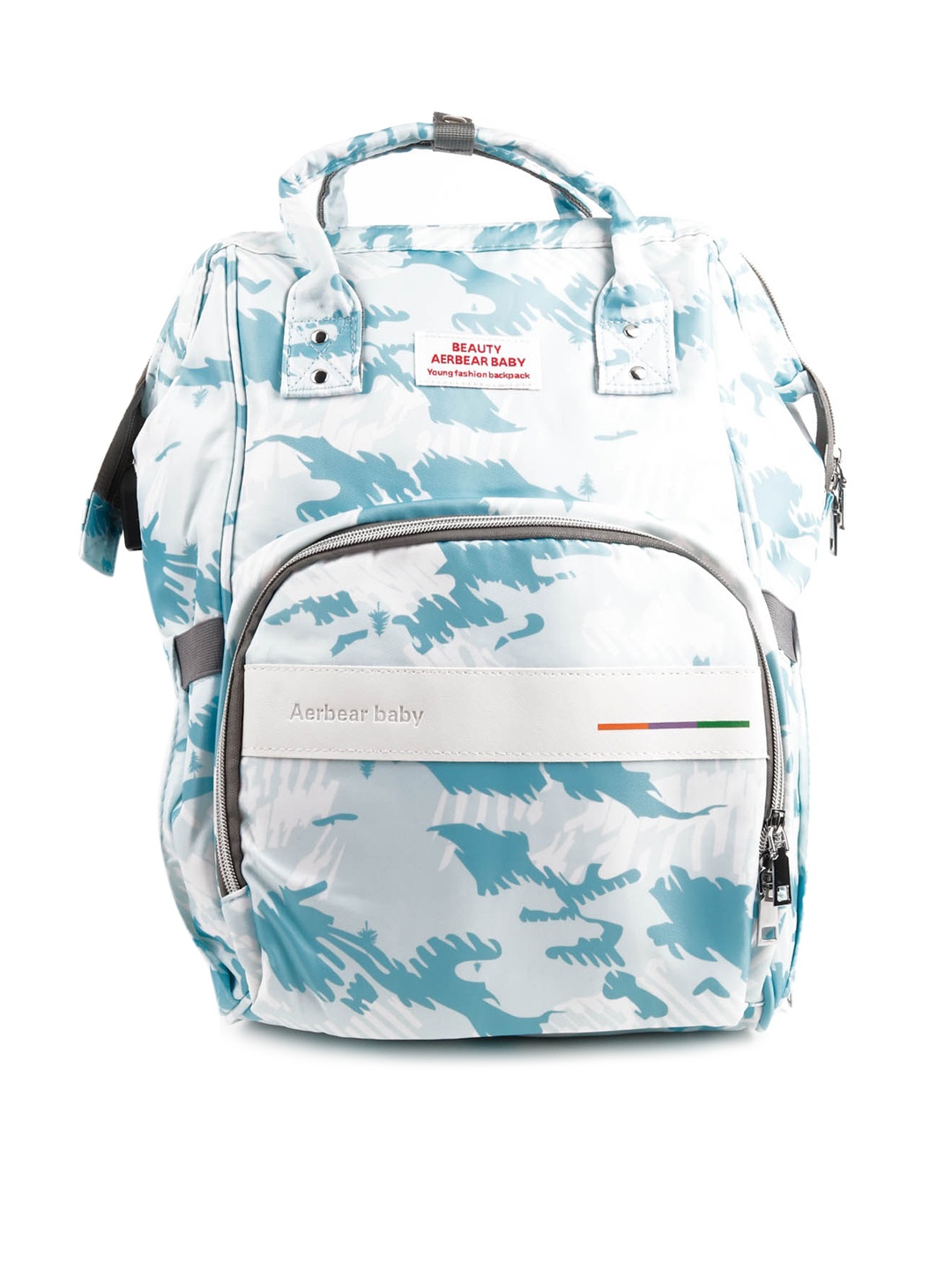 

ODETTE Women White Abstract Printed PU Structured Shoulder Bag