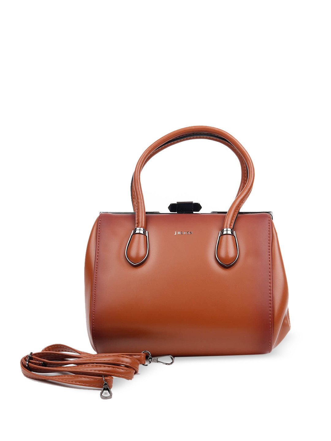 

ODETTE Brown PU Swagger Handheld Bag