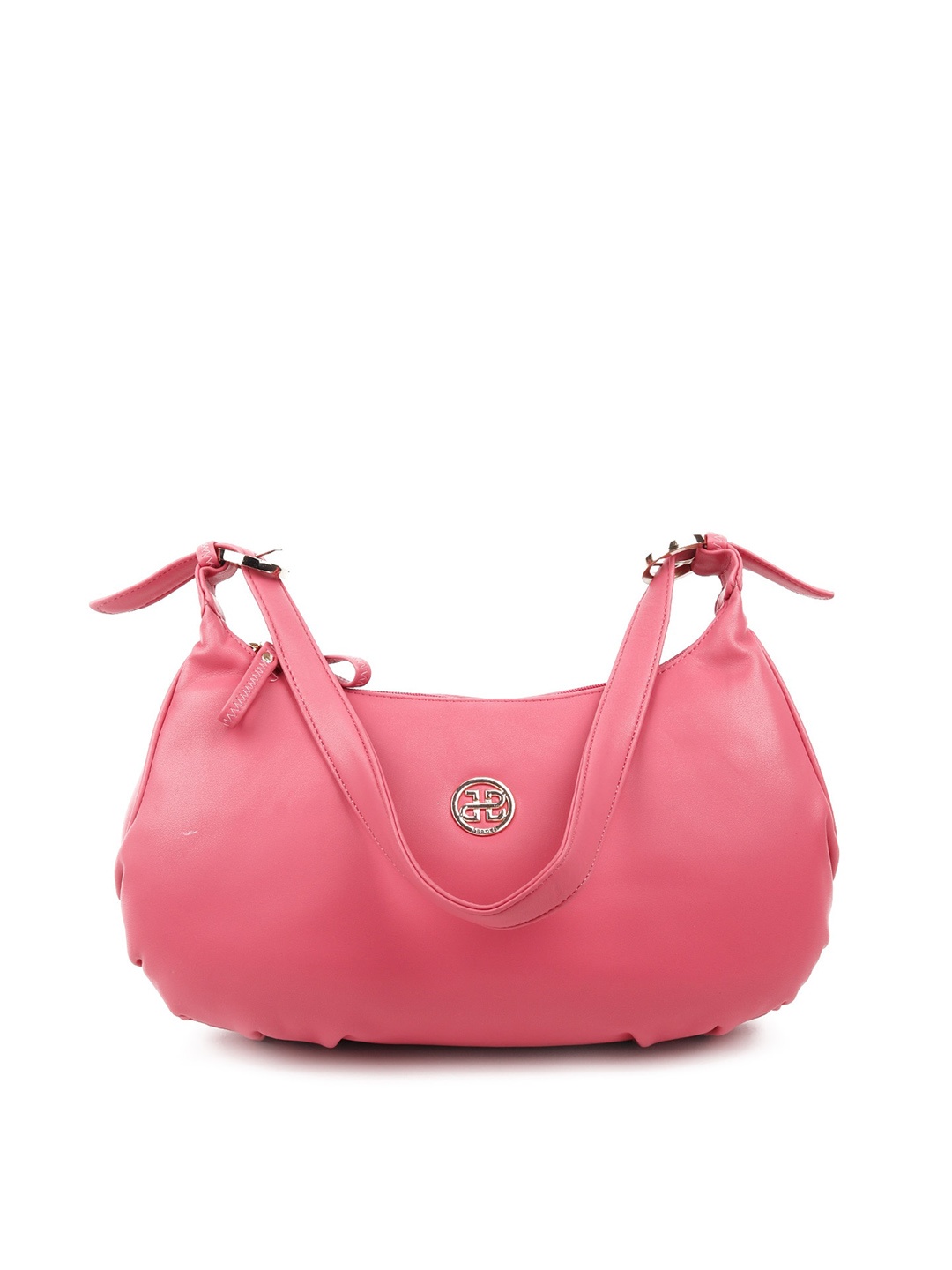 

ODETTE Pink PU Structured Shoulder Bag