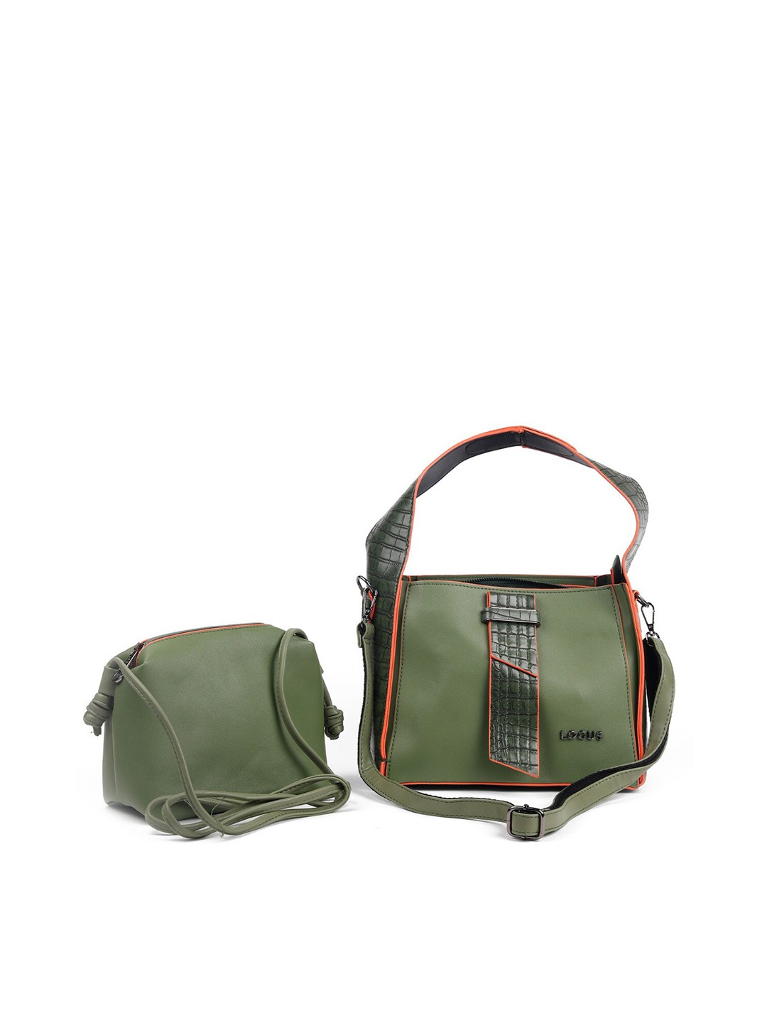 

ODETTE Women Set of 2 Sling Bag, Olive