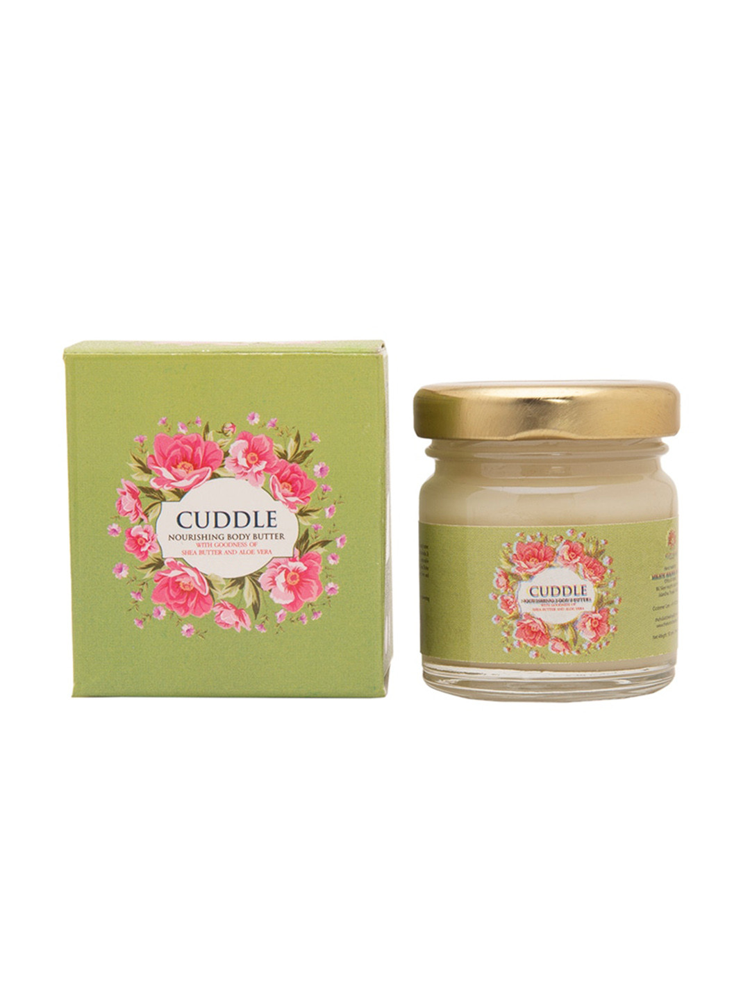 

HOLISTIC HEALINGS BY SHAVETA Cuddle Nourishing Body Butter with Shea Butter-50g, Green