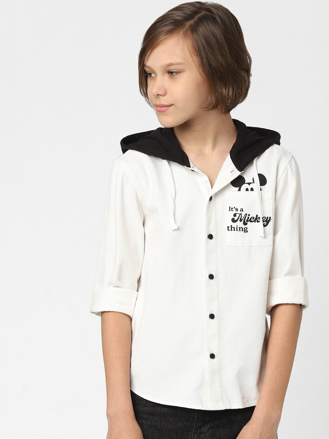 

Jack & Jones Junior Boys White Casual Shirt