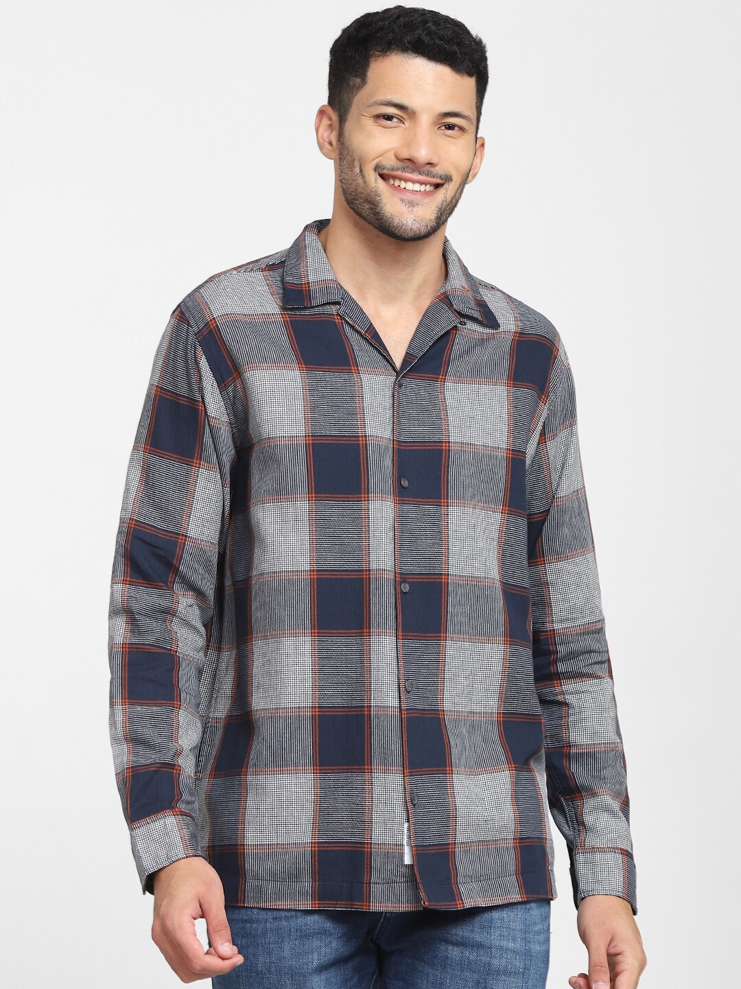 

SELECTED Men Multicoloured Buffalo Checks Checked Casual Shirt, Multi