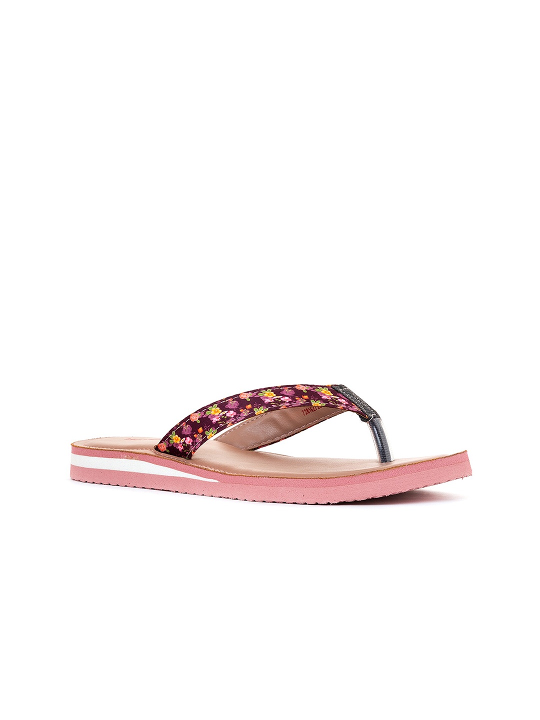 

Khadims Women Purple & White Thong Flip-Flops