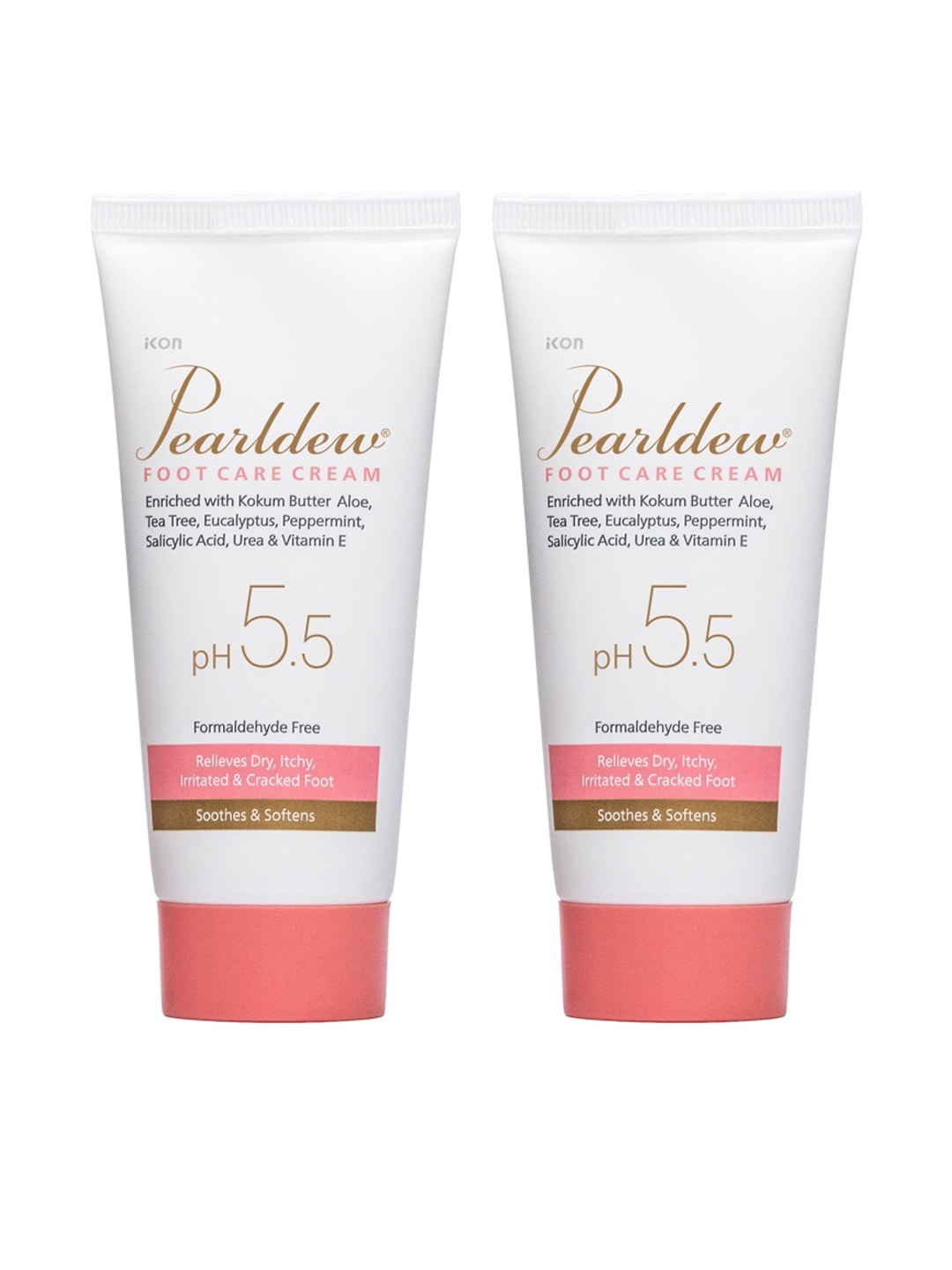 

Pearldew Set Of 2 Foot Care Cream 60gm, Na