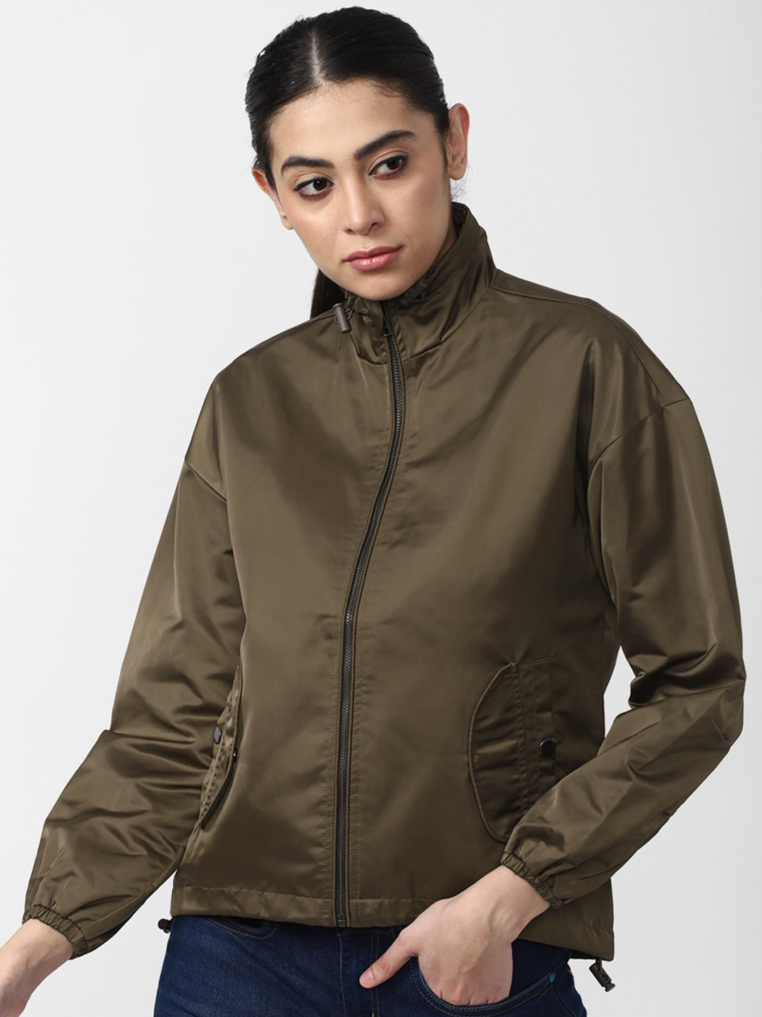 

Van Heusen Woman Women Olive Green Tailored Jacket