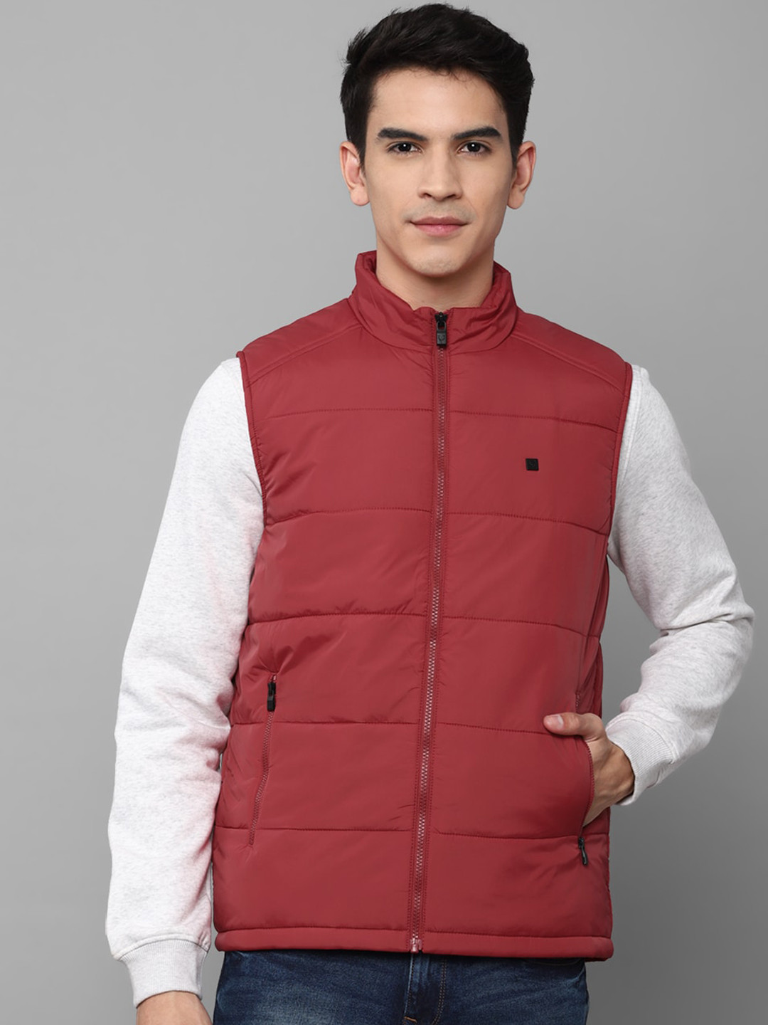 

Allen Solly Men Maroon Padded Jacket