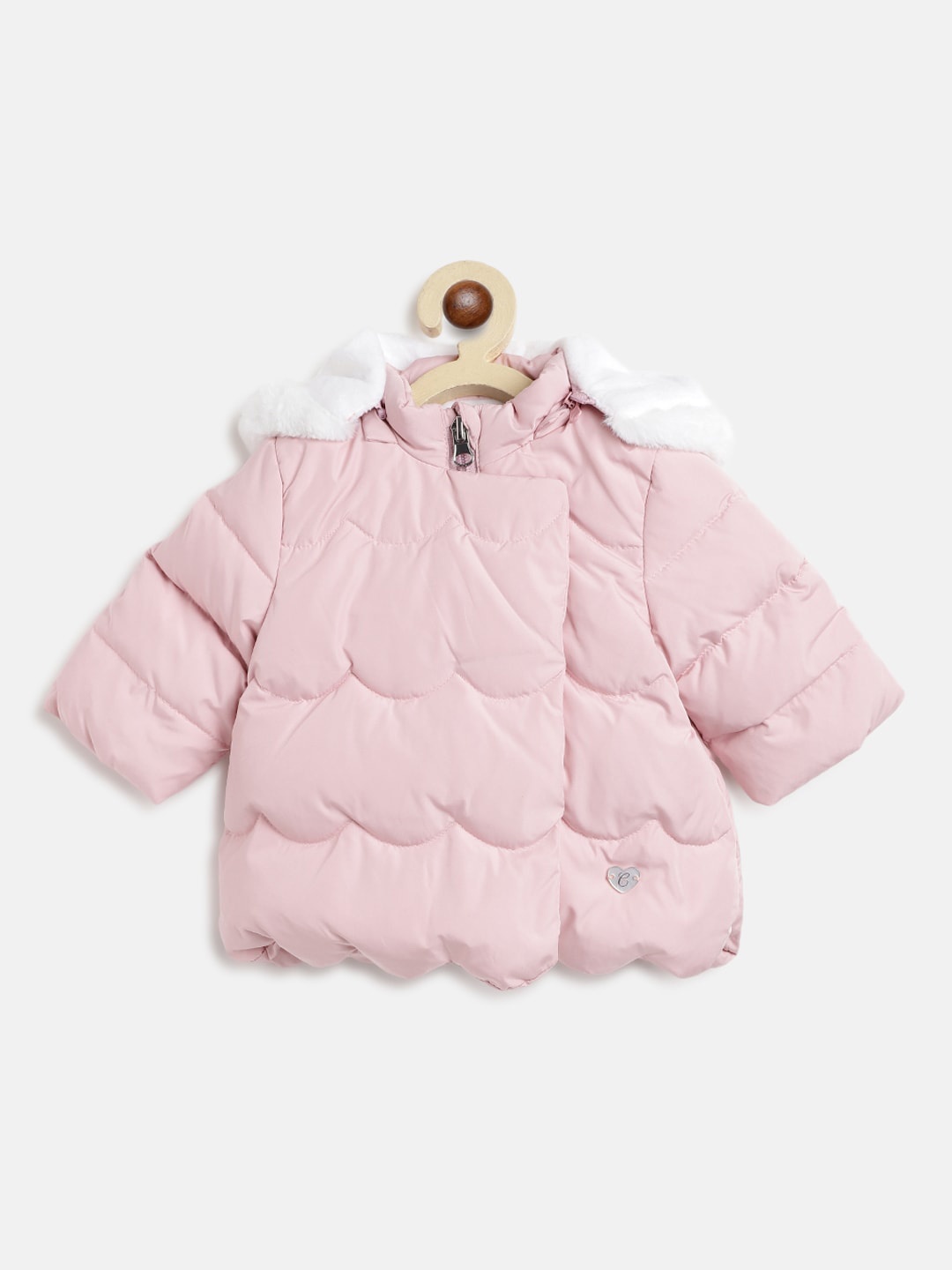 

Chicco Girls Pink Insulator Hooded Long Sleeves Puffer Jackets