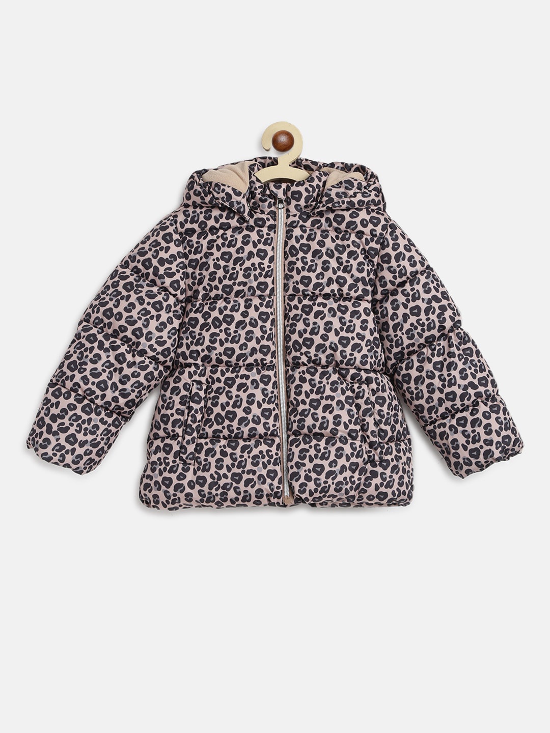 

Chicco Girls Brown Hooded Insulator Padded Jacket