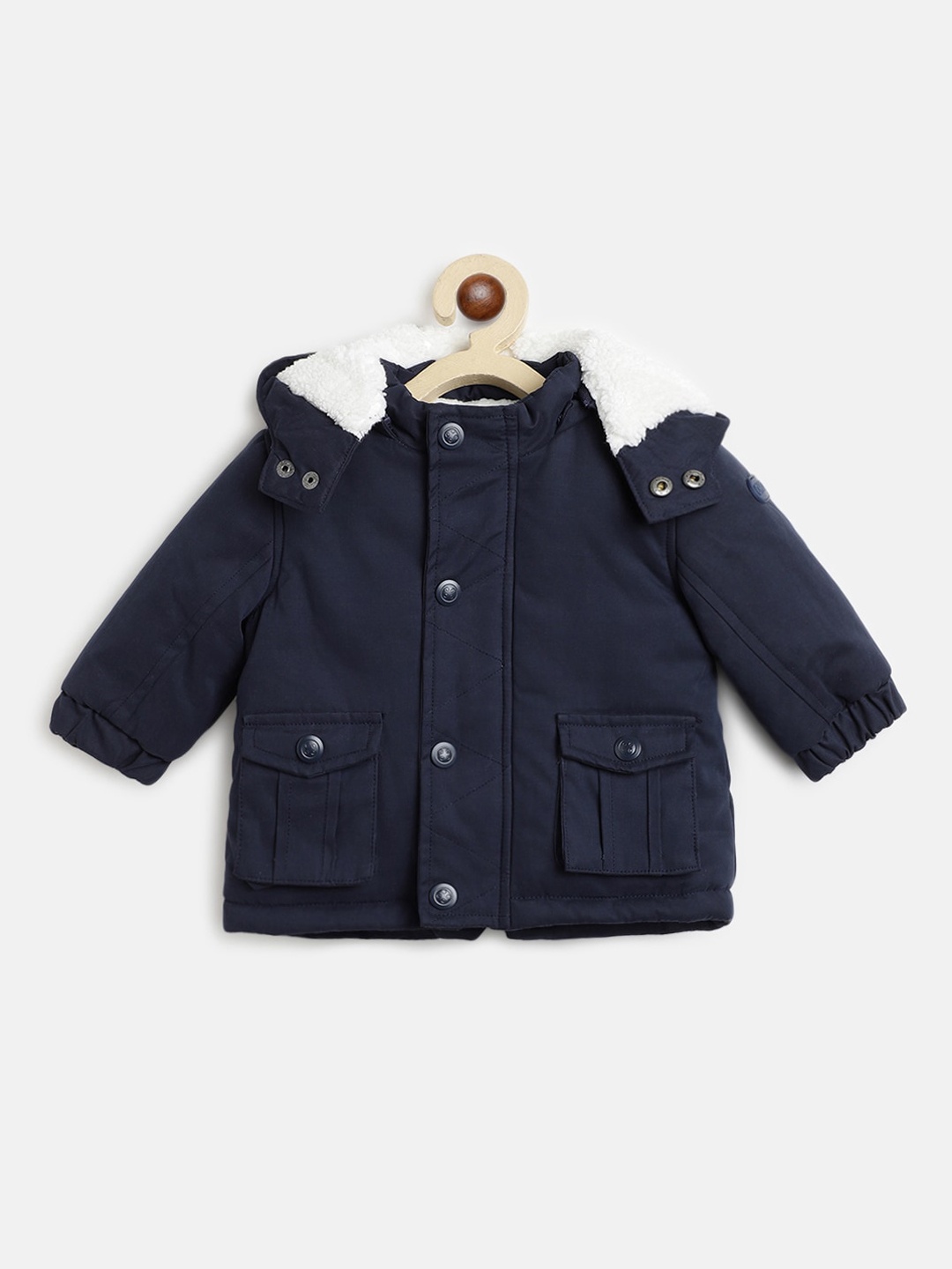 

Chicco Unisex Kids Navy Blue Insulator Parka Jacket