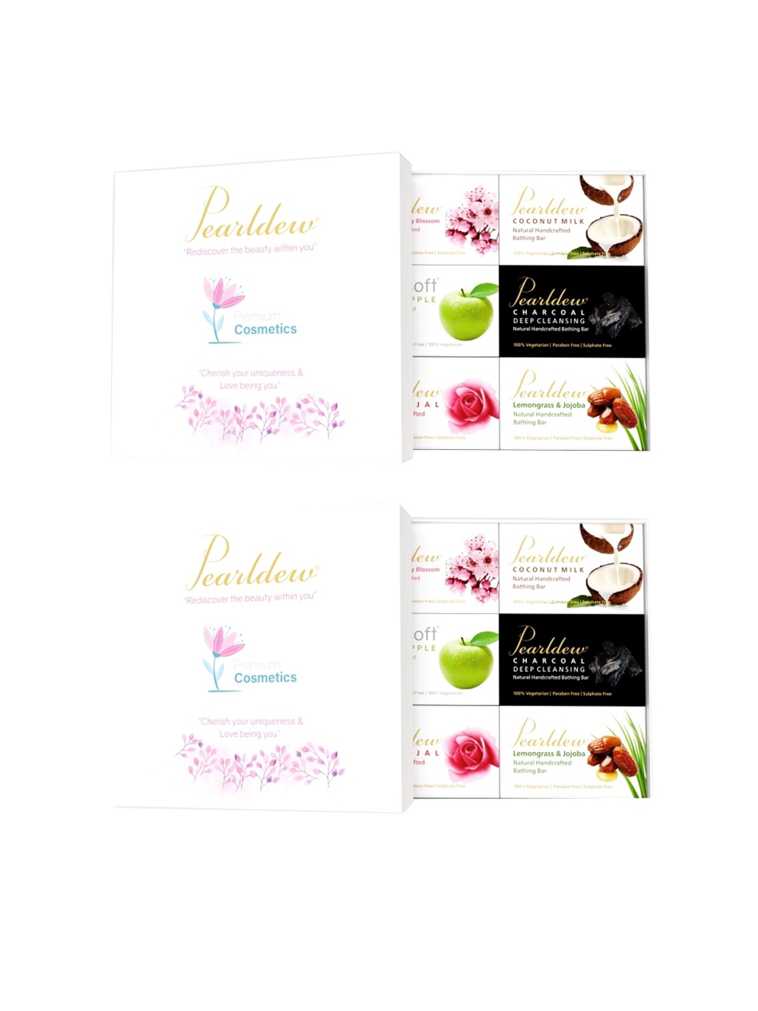 

Pearldew Set Of 2 Handmade Bathing Soap, Na
