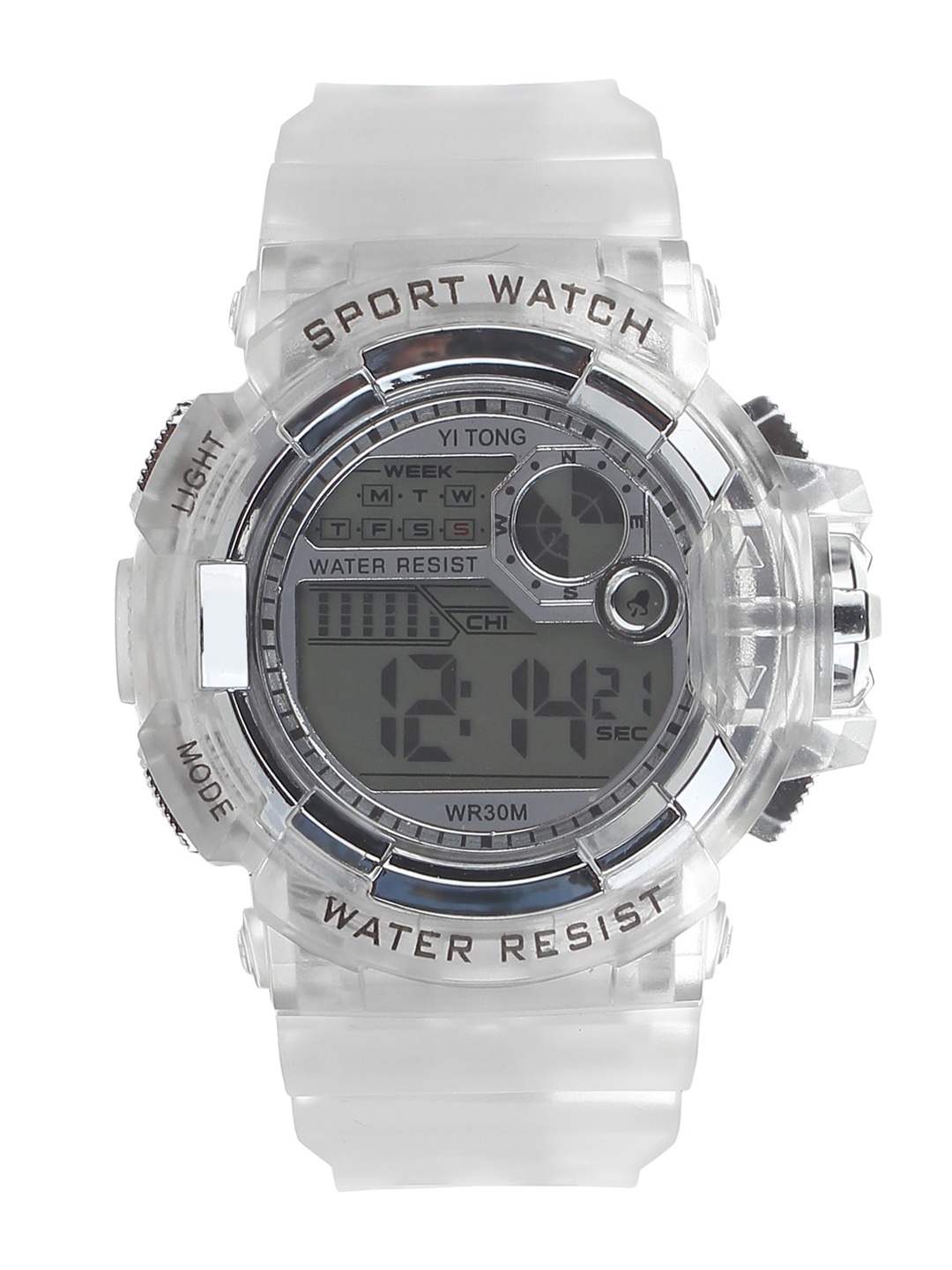 

Fantasy World Kids Printed Dial Digital Sports Watch HOBFW-Sport Digital-C-SL-Silver
