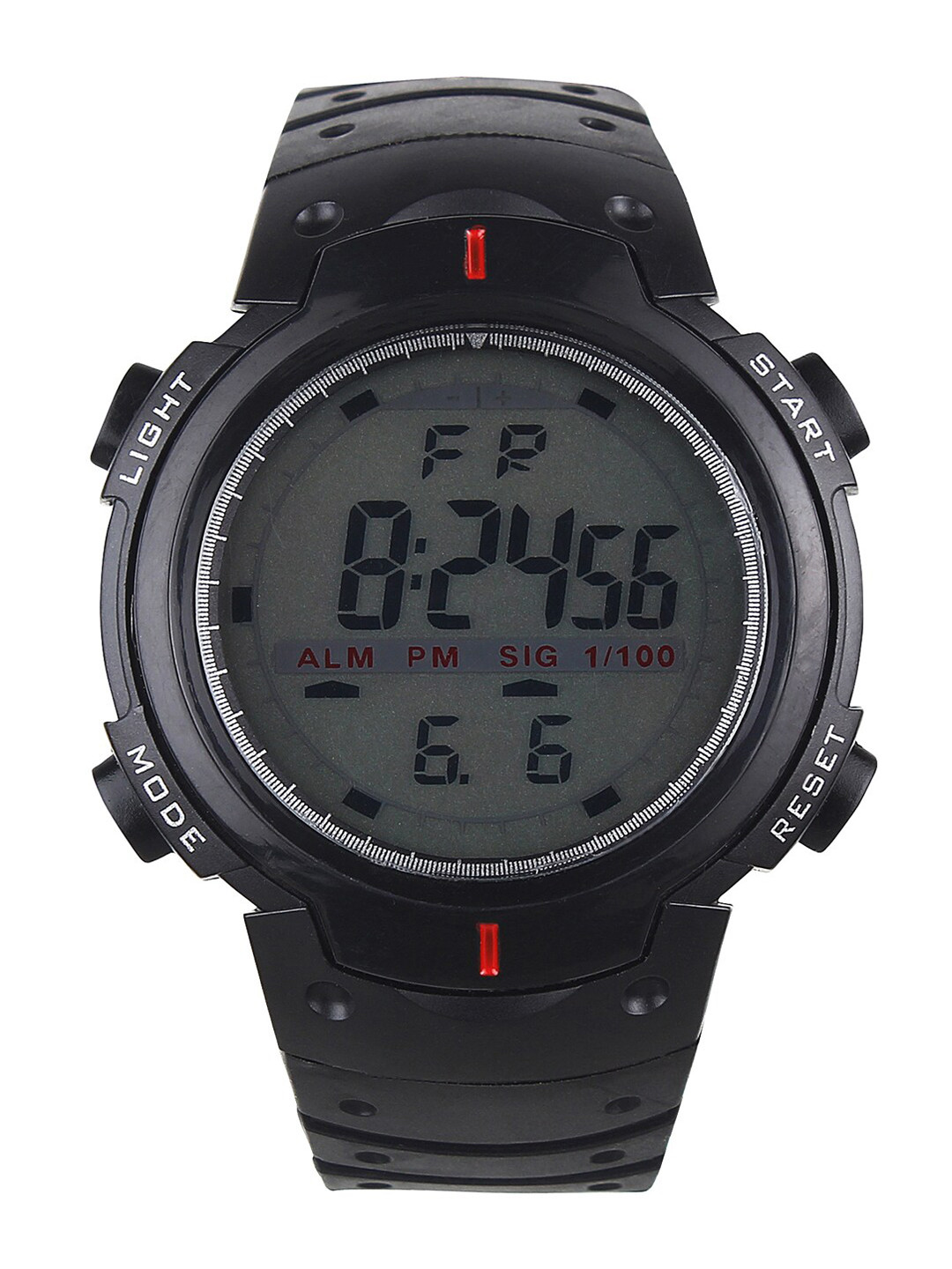 

Fantasy World Unisex Kids Grey Dial & Black Cut Work Straps Digital Watch HOBFW-SP-01-BK01