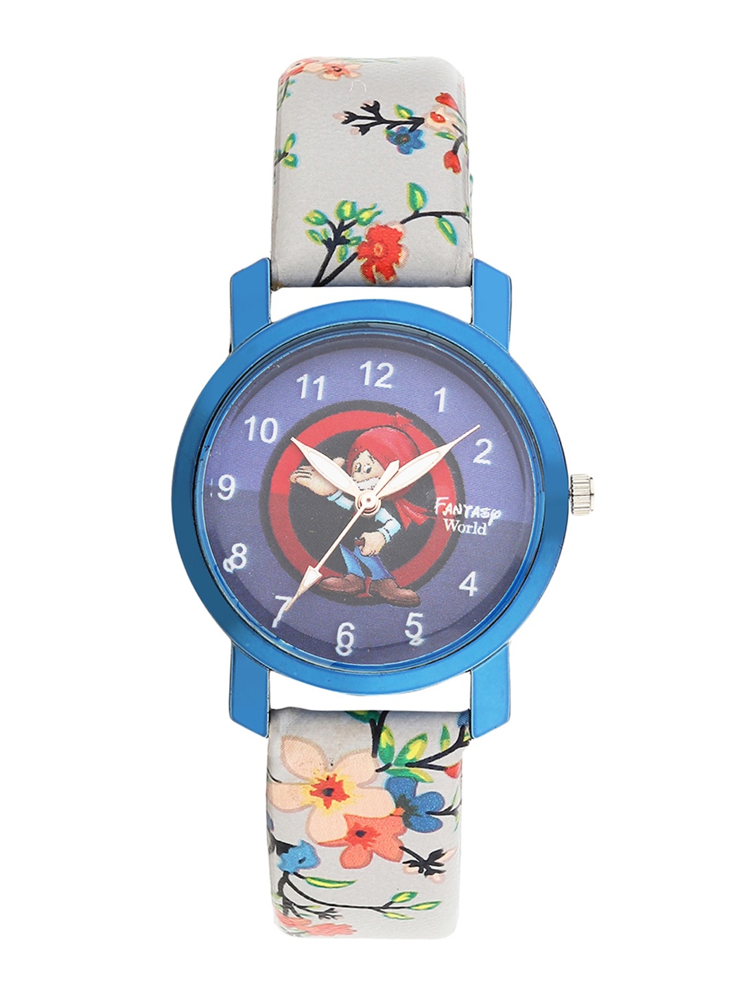 

Fantasy World Unisex Kids Multicoloured Printed Dial Analogue Watch HOBFW-013-CH-BL1, Blue