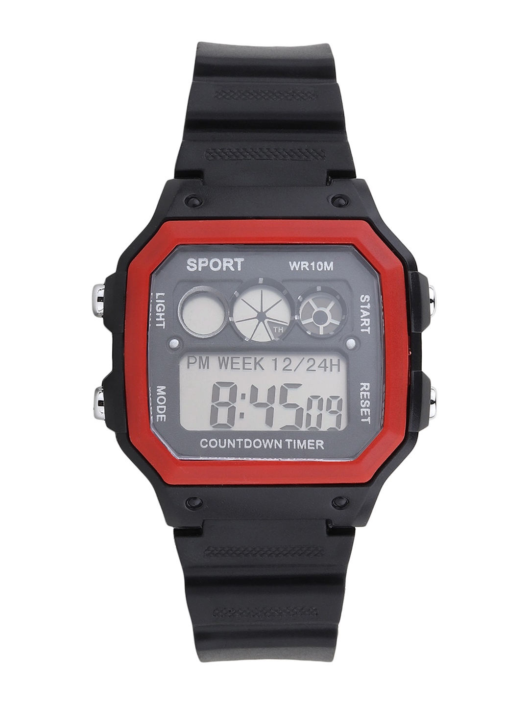 

Fantasy World Kids Grey Dial & Black Straps Digital Watch HOBFW-YS-13-RD01, Red