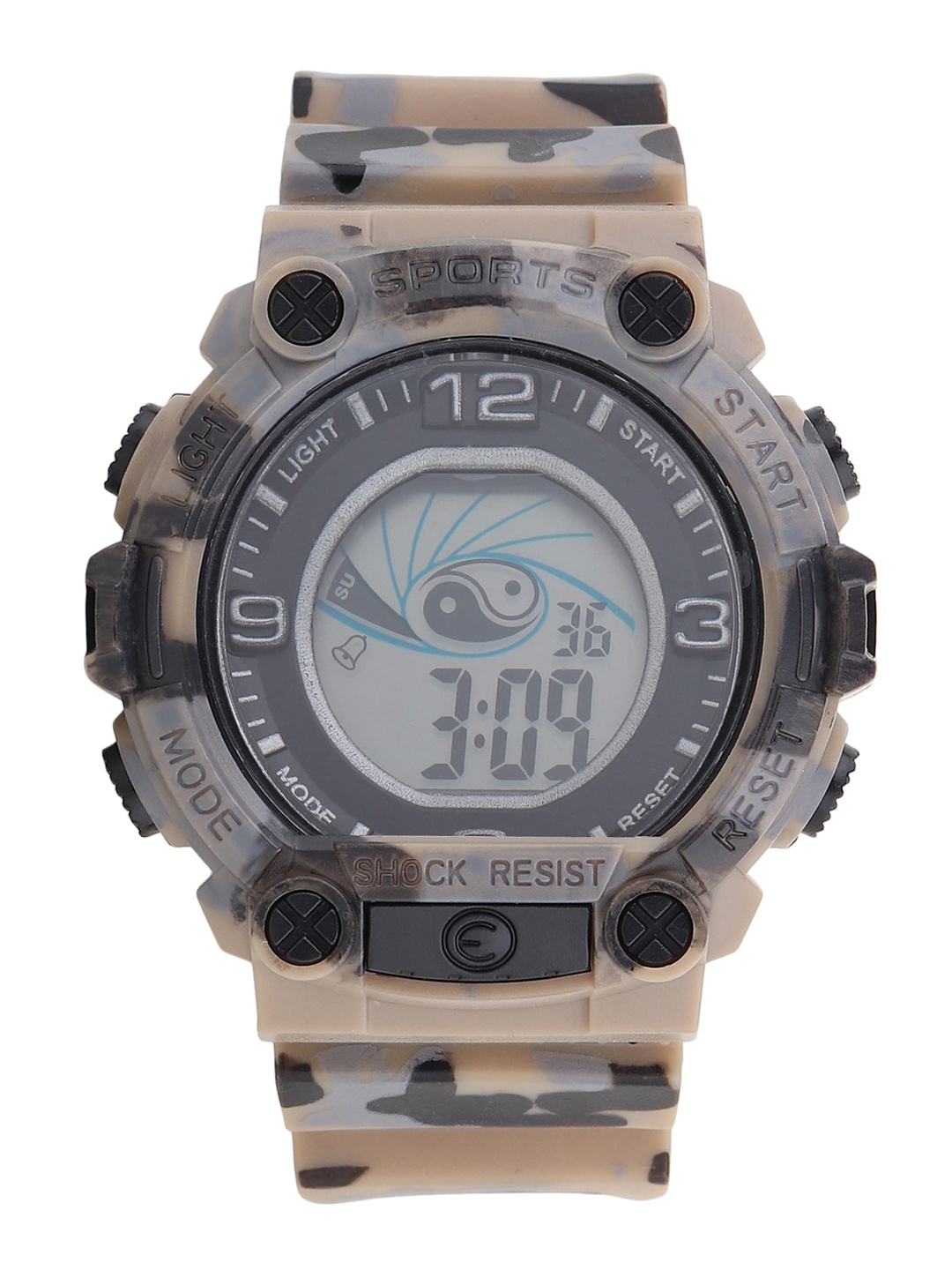 

Fantasy World Kids Grey Dial & Multicoloured Straps Sports Digital Watch HOBFW-MLT-16-BR01, Cream