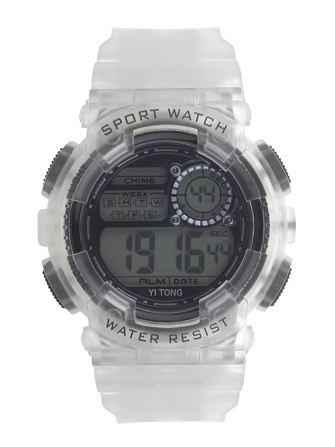 

Fantasy World Unisex Kids Black Dial & White Strap Digital Sports Watch HOBFW