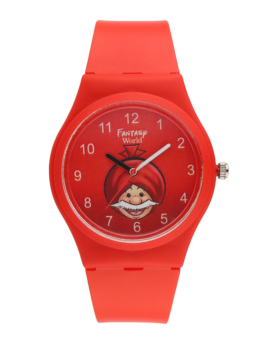 

Fantasy World Unisex Kids Red Printed Dial & Red Straps Analogue Watch HOBFW-011-RD-RD02