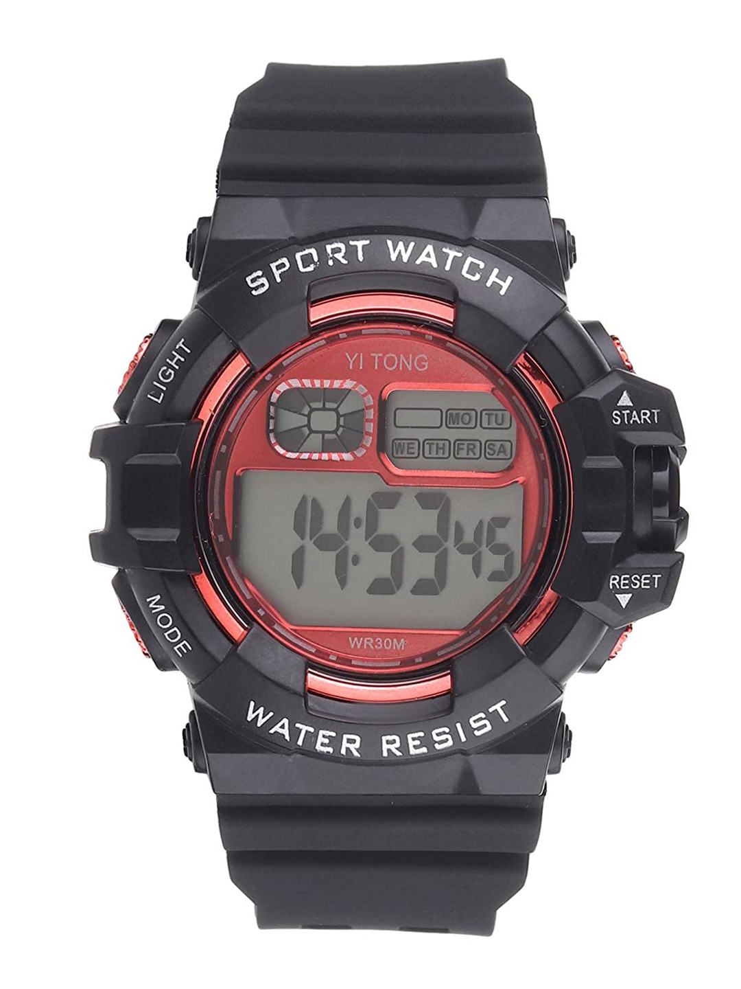 

Fantasy World Unisex Kids Red Dial & Black Straps Digital Watch HOBFW-Sport Digital-H-RD