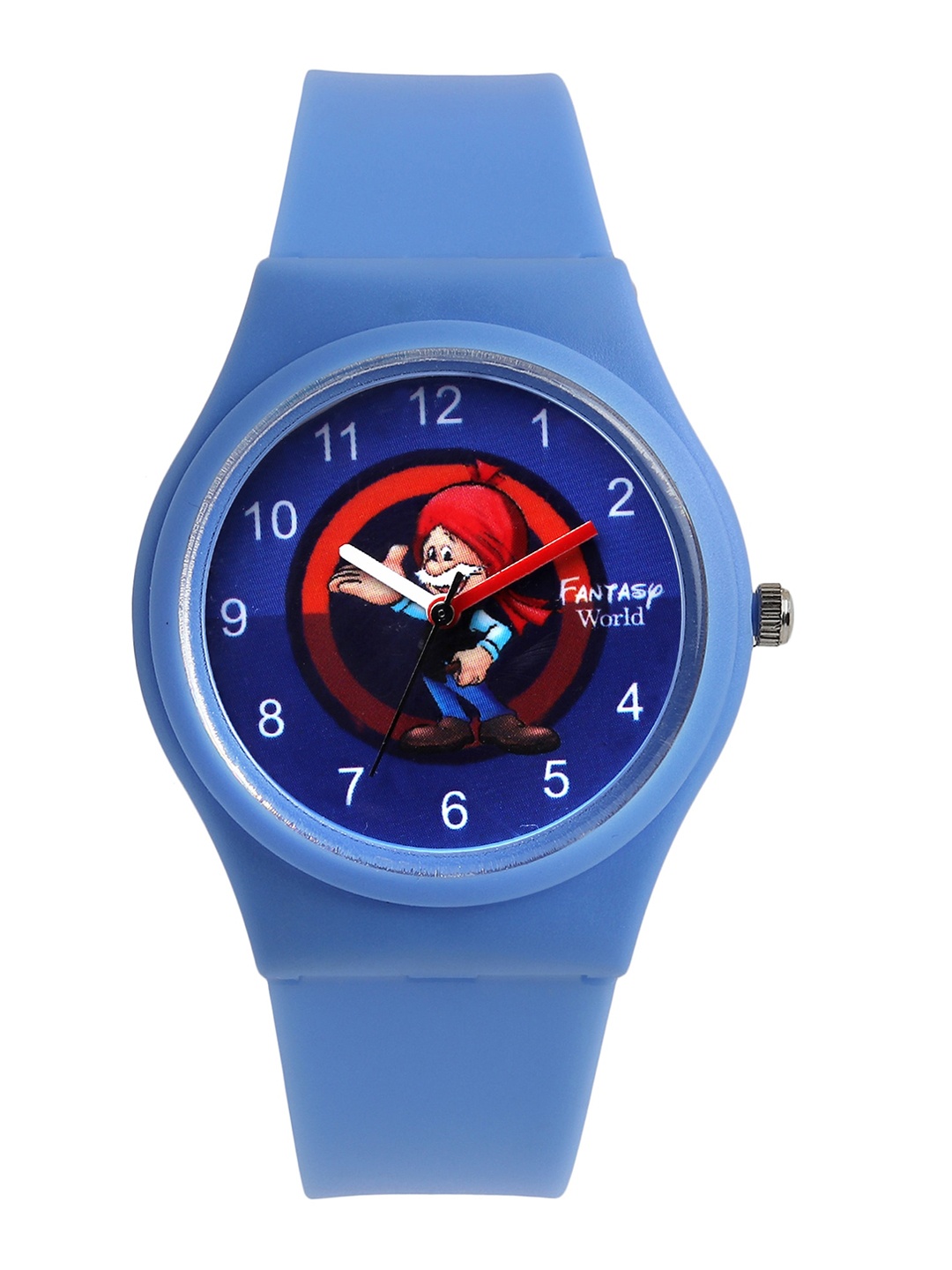 

Fantasy World Kids Blue Printed Dial & Blue Straps Analogue Watch