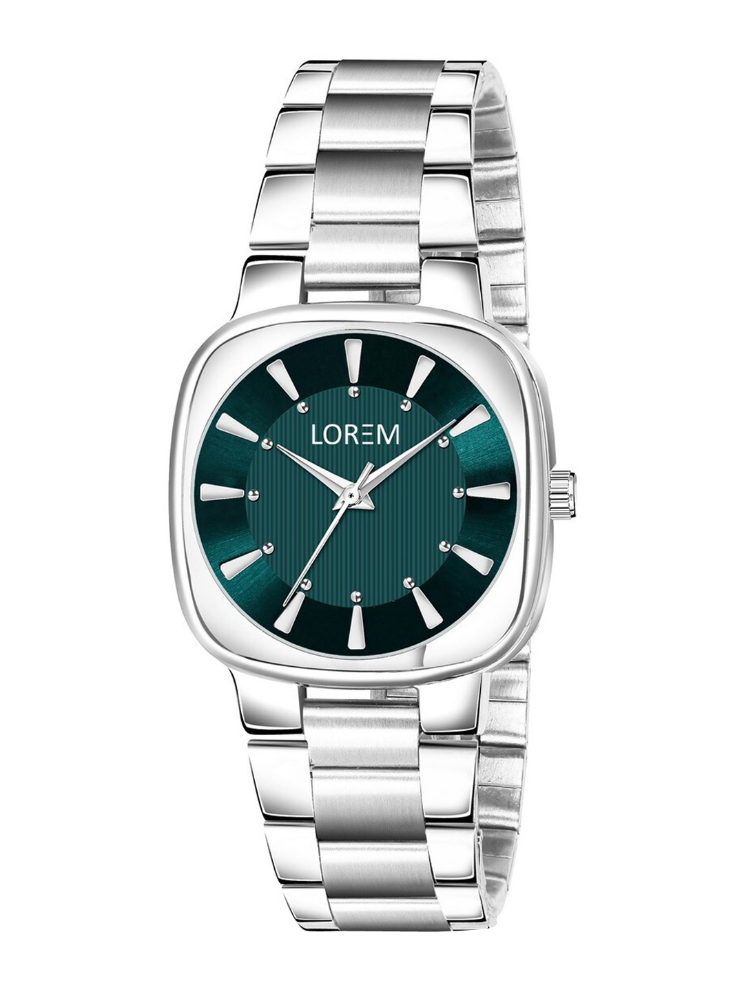 

FERRIZZO Women Green Dial & Silver Toned Bracelet Style Straps Analogue Watch LR300-FZ