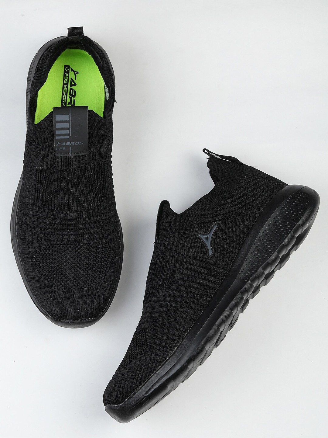 

ABROS Men Black CRUIZE Mesh Walking Shoes