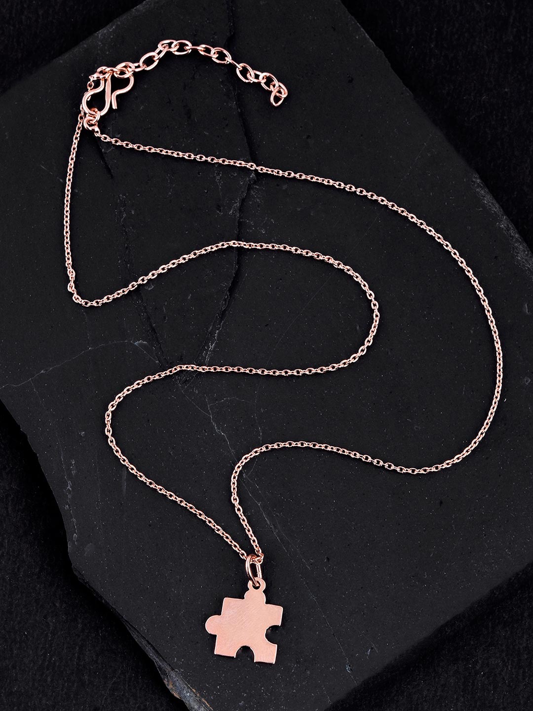 

Tistabene Pink Rose Gold-Plated Puzzle Pendant