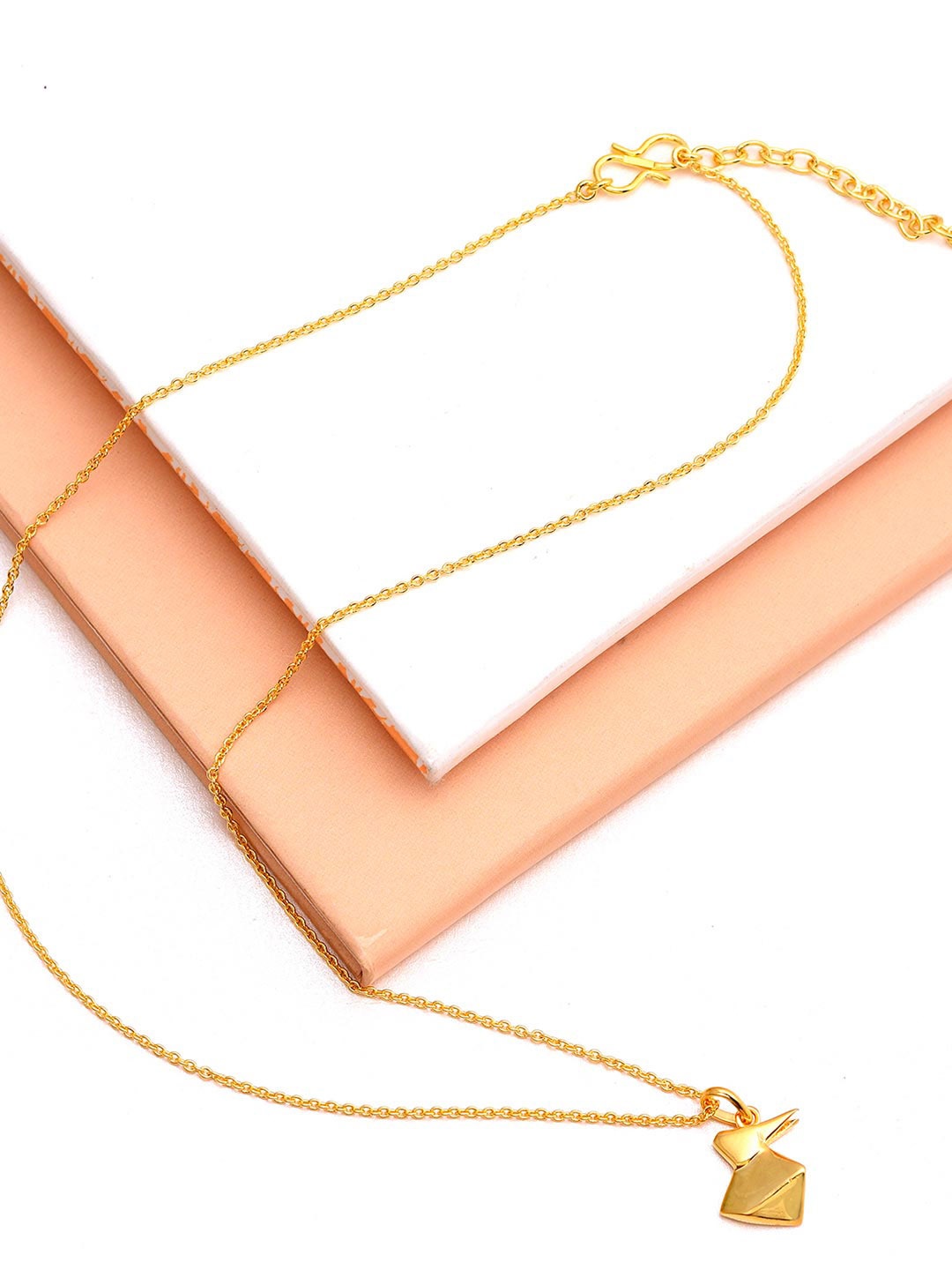 

Tistabene Gold-Plated Rabbit Origami-Charm Pendant