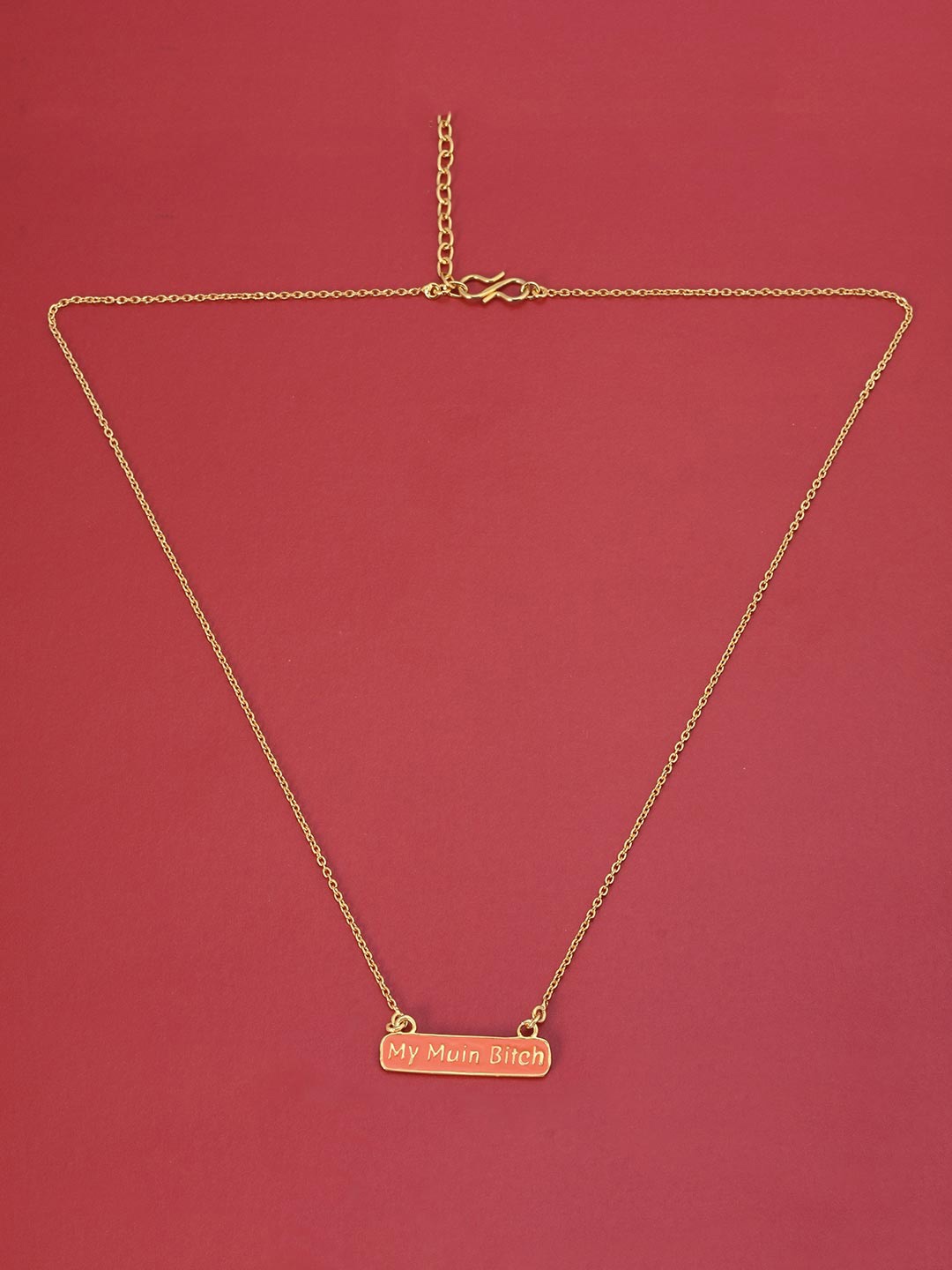 

Tistabene Gold-Plated Gold-Toned My Main Bitch Pendant