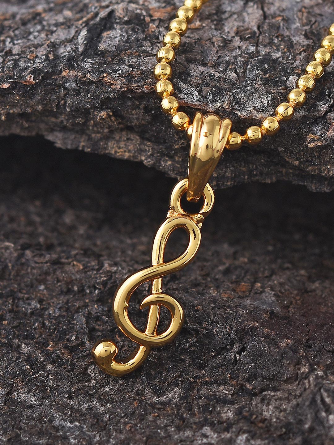 

Tistabene Women Gold-Plated Music Note Pendant