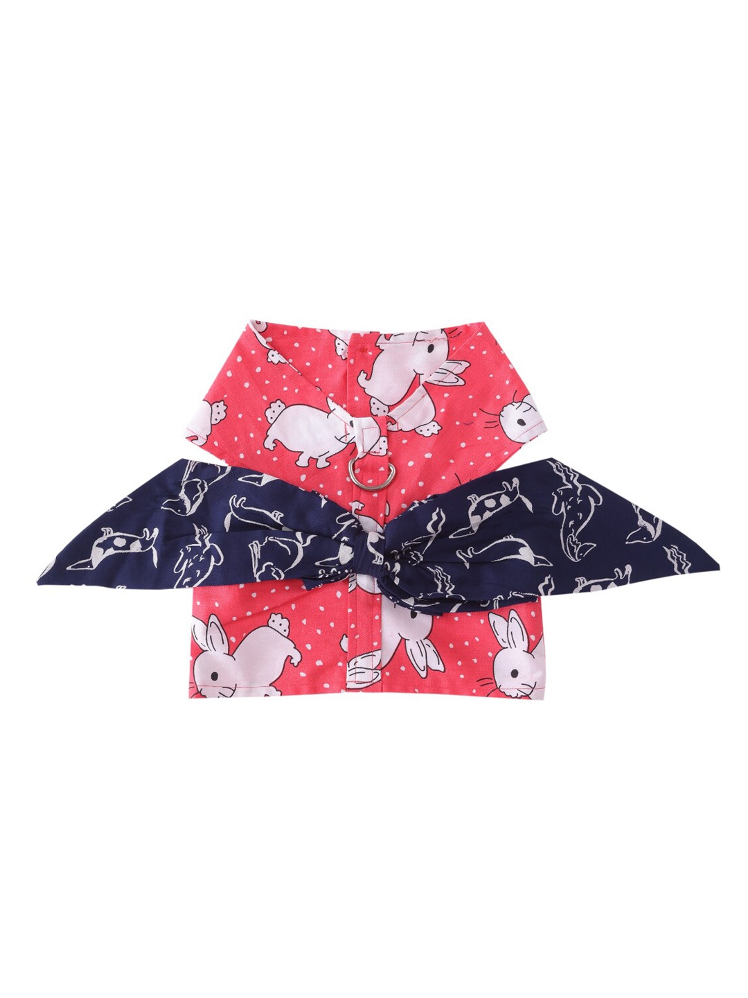 

Lulala Pink Printed Cotton Dog Dress