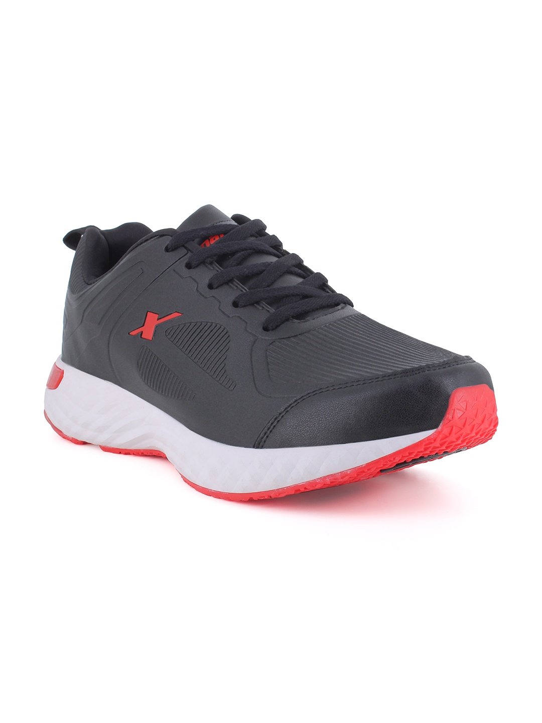 

Sparx Men Black Running Non-Marking Shoes Sparx Men Black Red Sports Shoes
