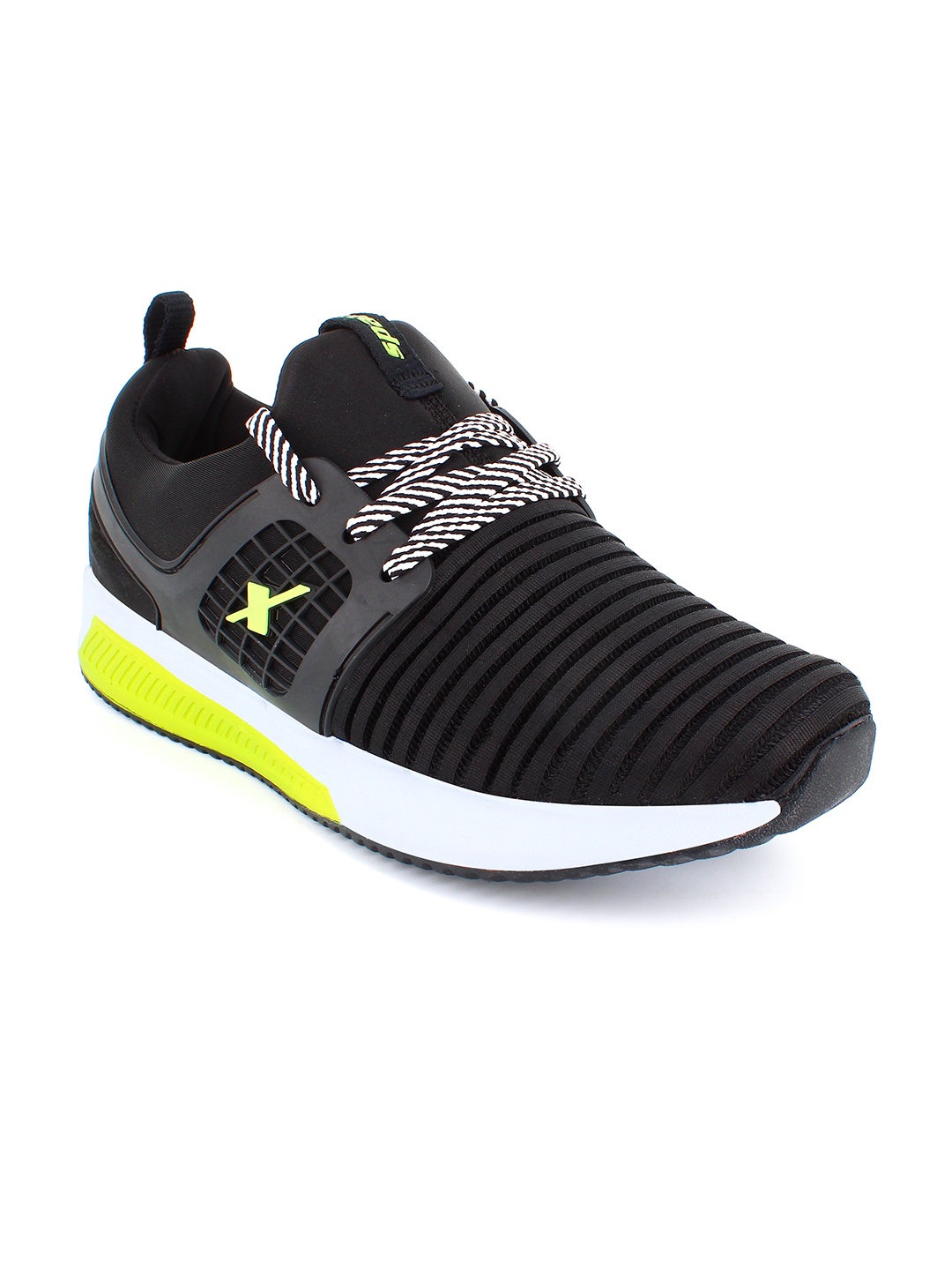 

Sparx Men Black Mesh Running Non-Marking Shoes