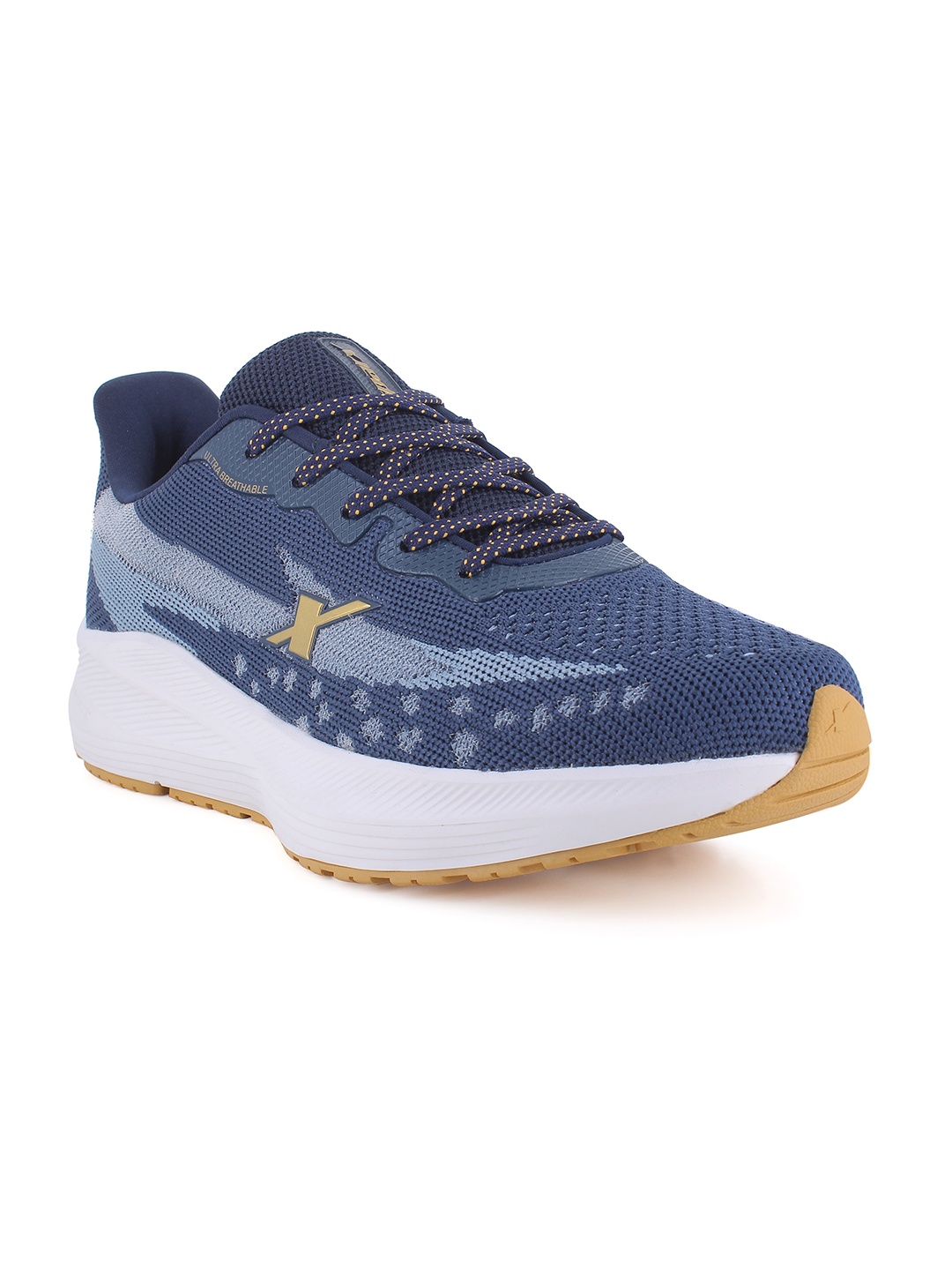 

Sparx Men Navy Blue Mesh Running Non-Marking Shoes