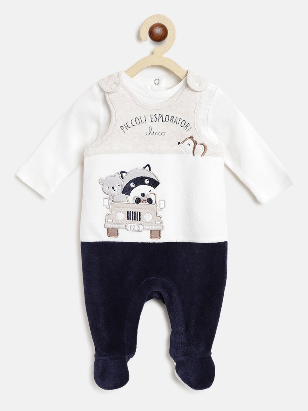 

Chicco Boys White & Blue T-shirt with Leggings