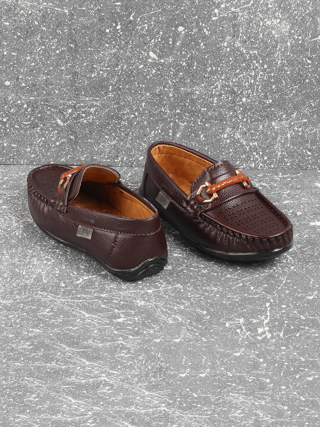 

Jazzy Juniors Boys Brown Loafers