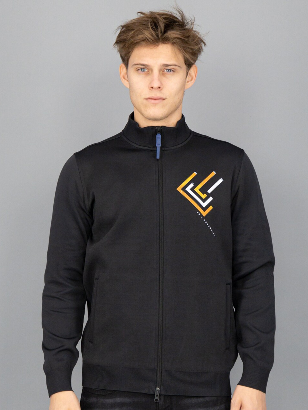 

FREESOUL Men Black Sweatshirt