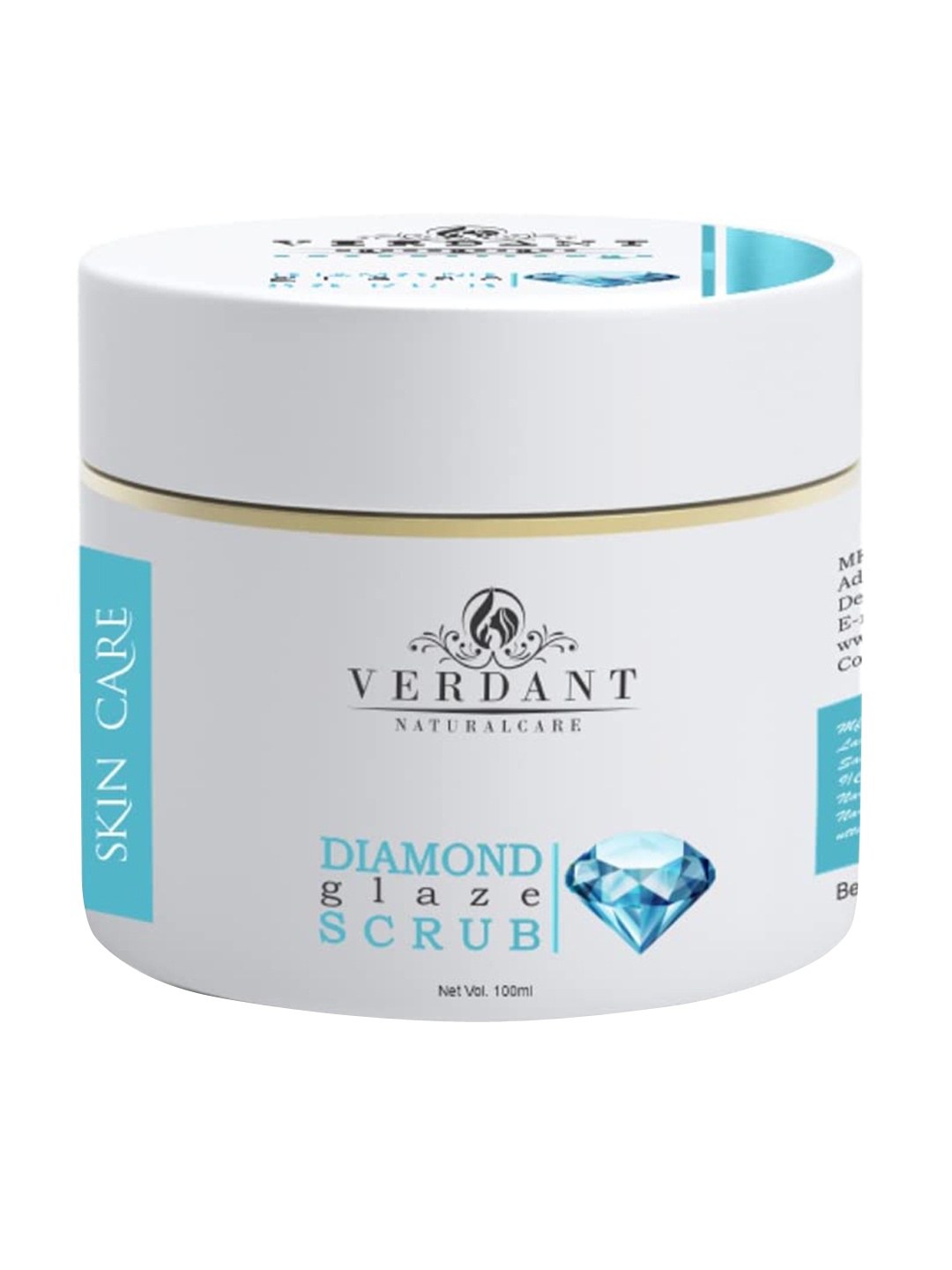 

Verdant Natural Care Diamond Glaze Face Scrub 100 ml, White