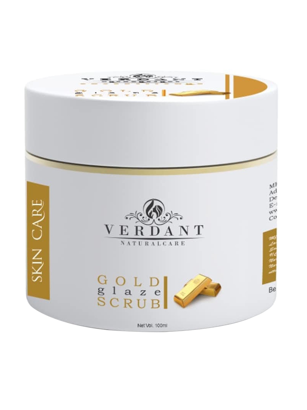 

Verdant Natural Care Gold Glaze Face Scrub 100ml, White