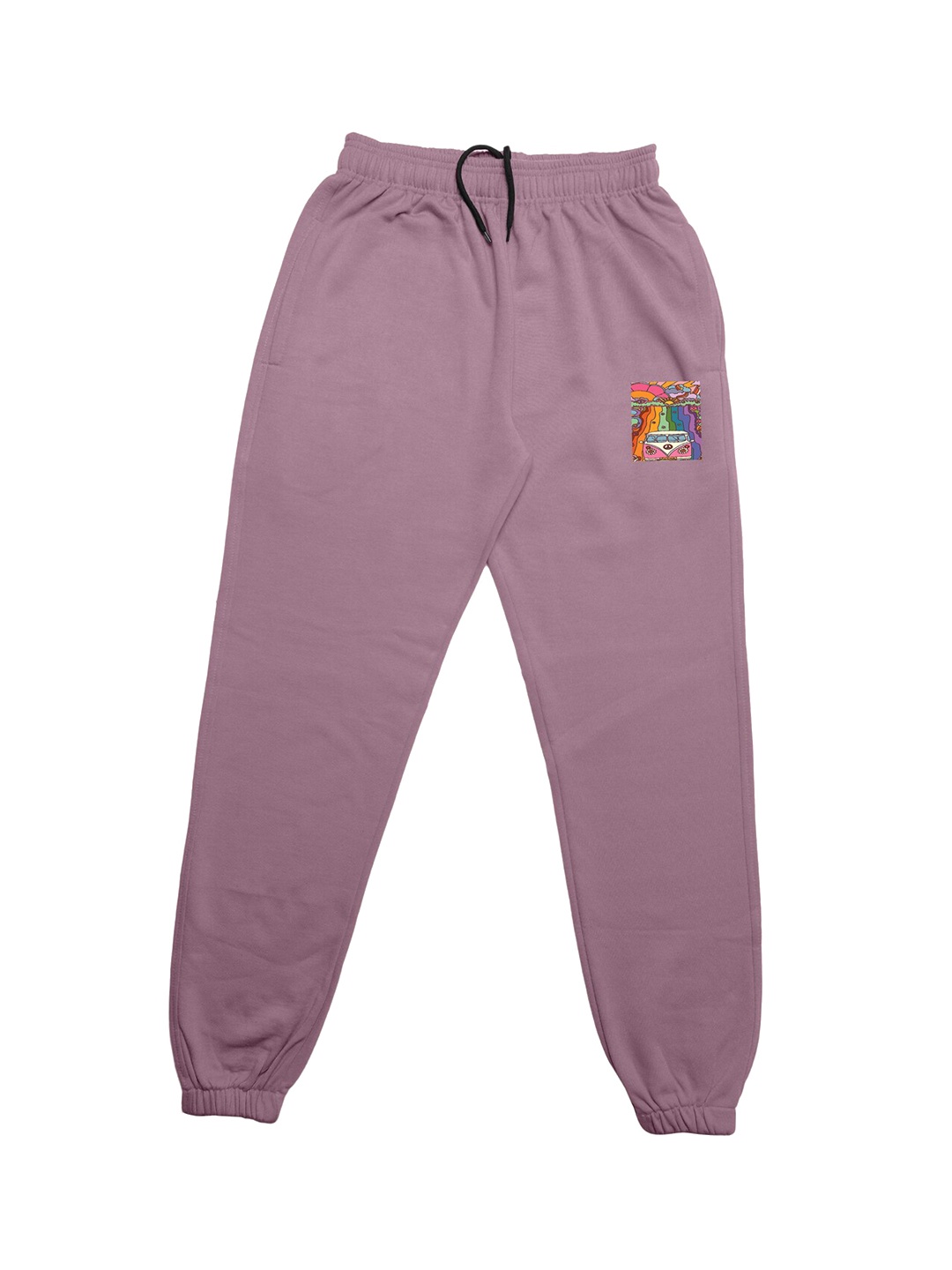

TINY HUG Boys Purple Solid Sleep To Streat Track Pants