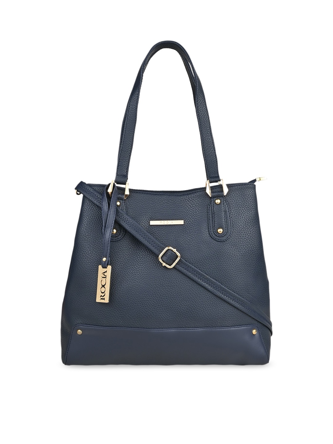 

Rocia Women Blue Textured Handheld Bag