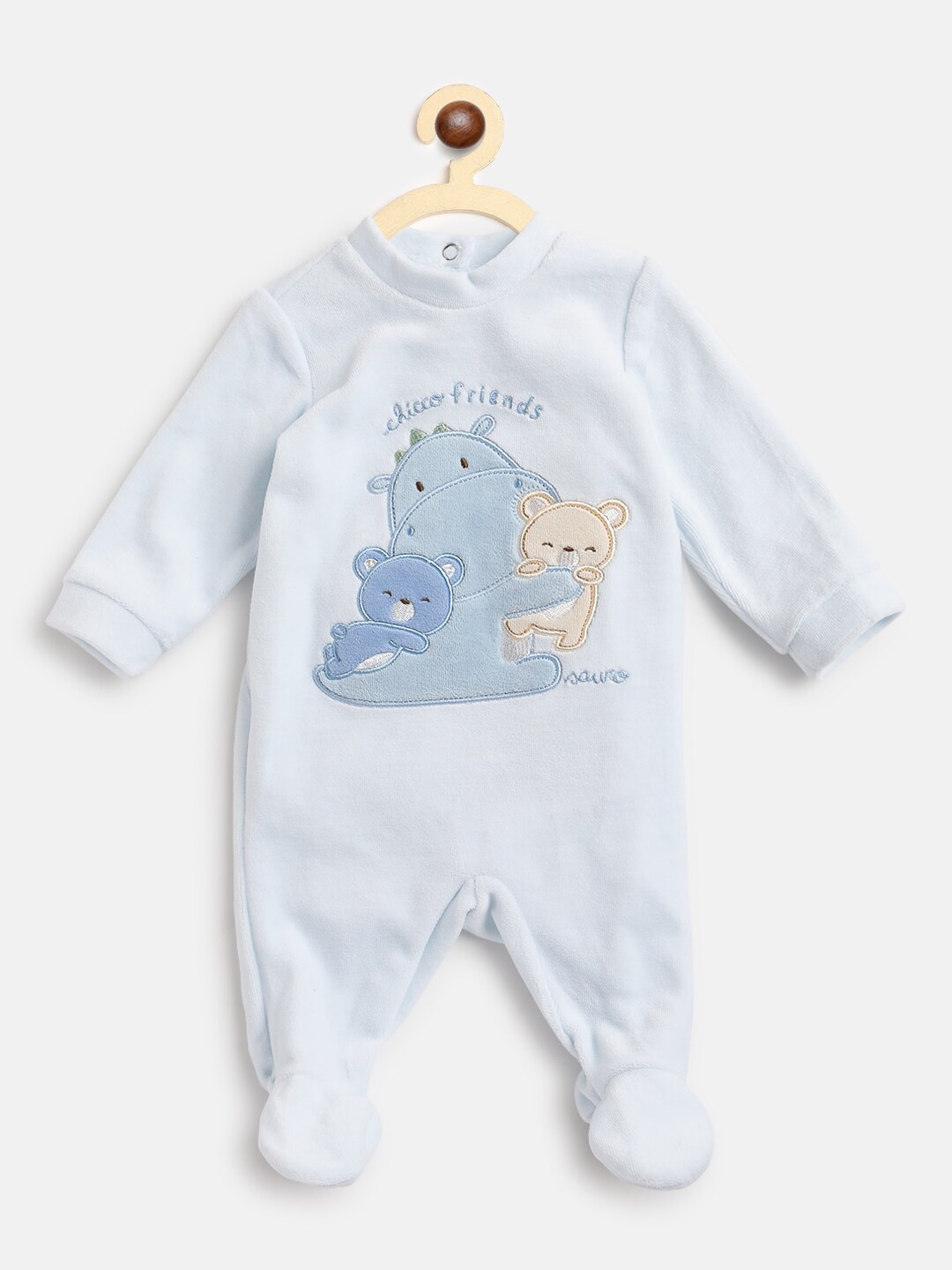 

Chicco Kids Blue Embroidered Sleepsuit