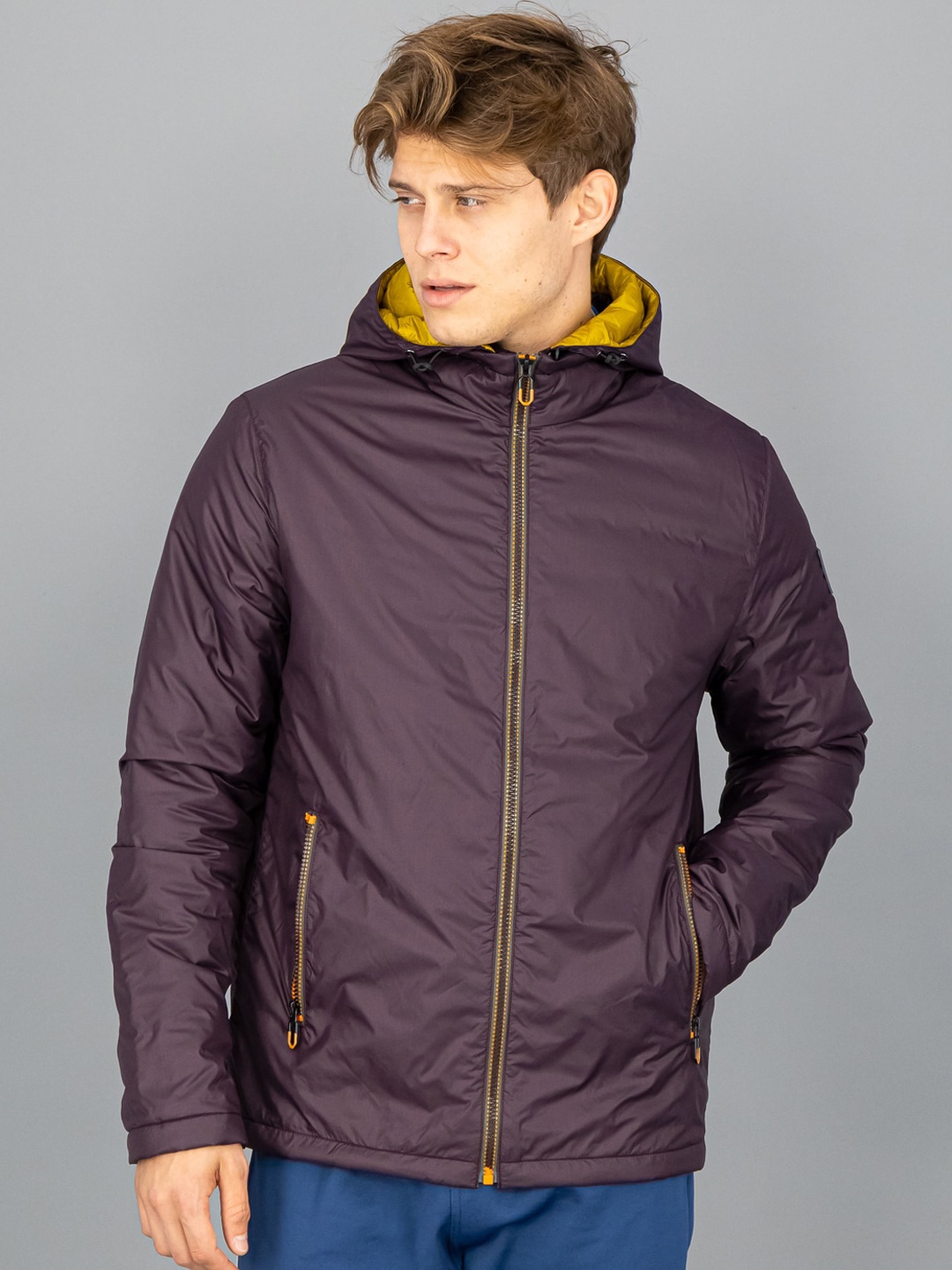 

FREESOUL Men Maroon Solid Padded Jacket