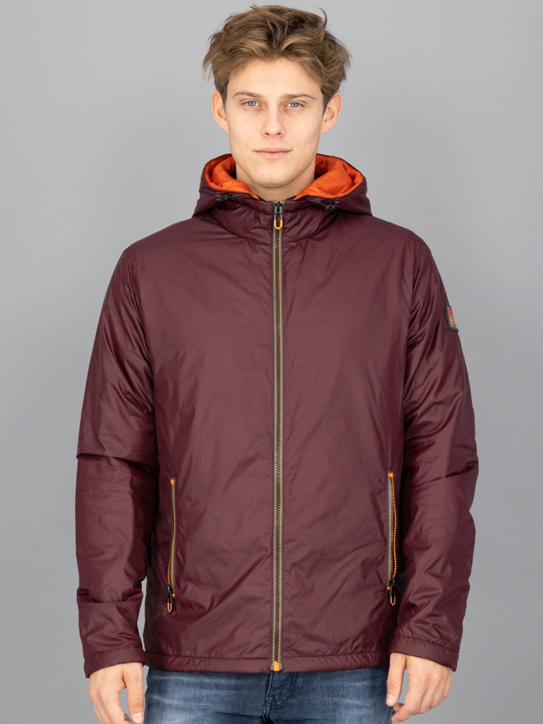 

FREESOUL Men Maroon Tailored Jacket