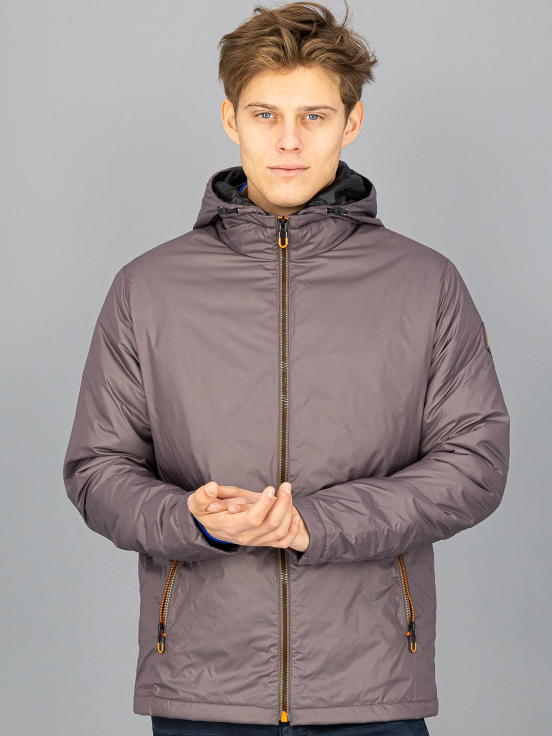 

FREESOUL Men Grey Outdoor Sporty Jacket